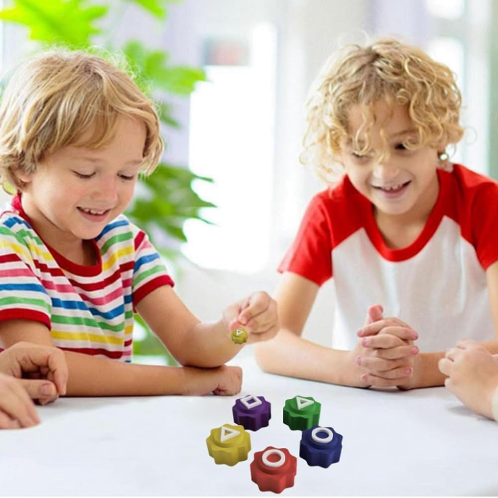 2PCS Korean Traditional Dice Game Set, Gonggi Jack Stone Pebbles Set, Traditional Stones Game with Box, Hand Eye Coordination Training Toy, Stone Catching Game Toy