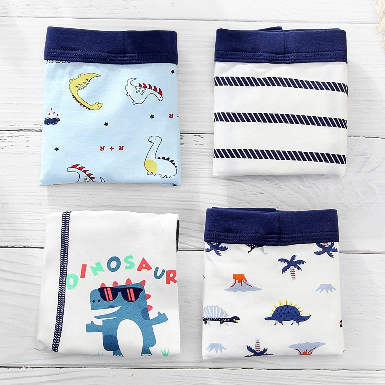 Kids Briefs Cotton Soft Underwear Toddler Boys Girls Underpants Size 3-12Years (Pack of 4)