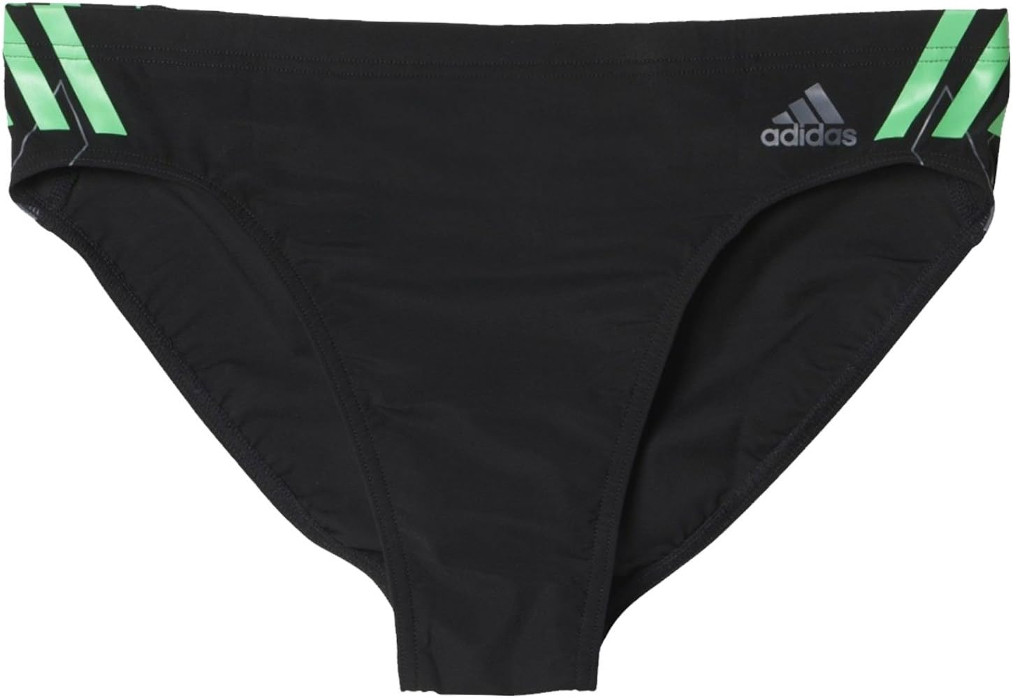 Adidas Men'S Tech Range Swim Trunk, Black/Solar Lime image number 3