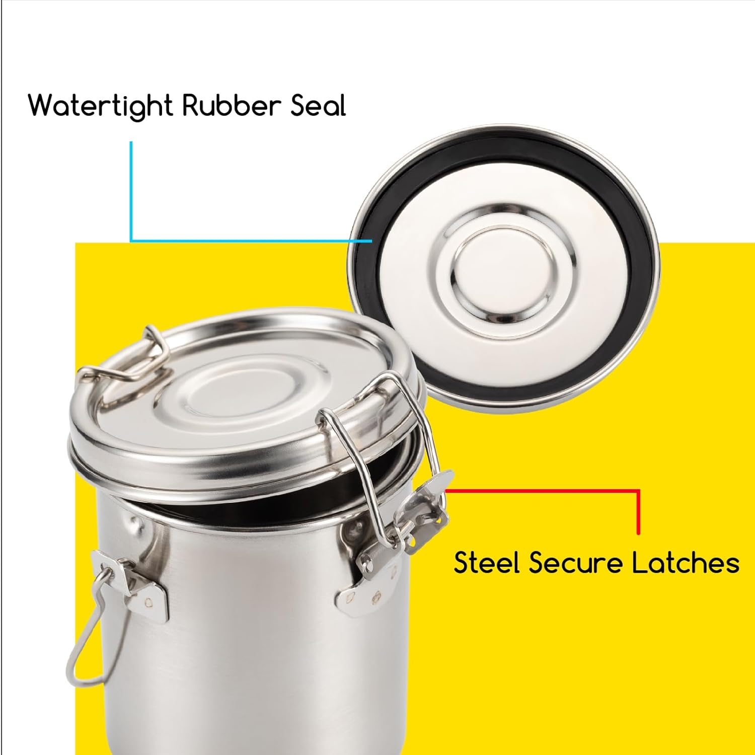 MEEDEN Portable Paint Brush Washer: Airtight Stainless Steel Artist Brush Cleaner for Oil & Acrylic Painting - Small image number 4