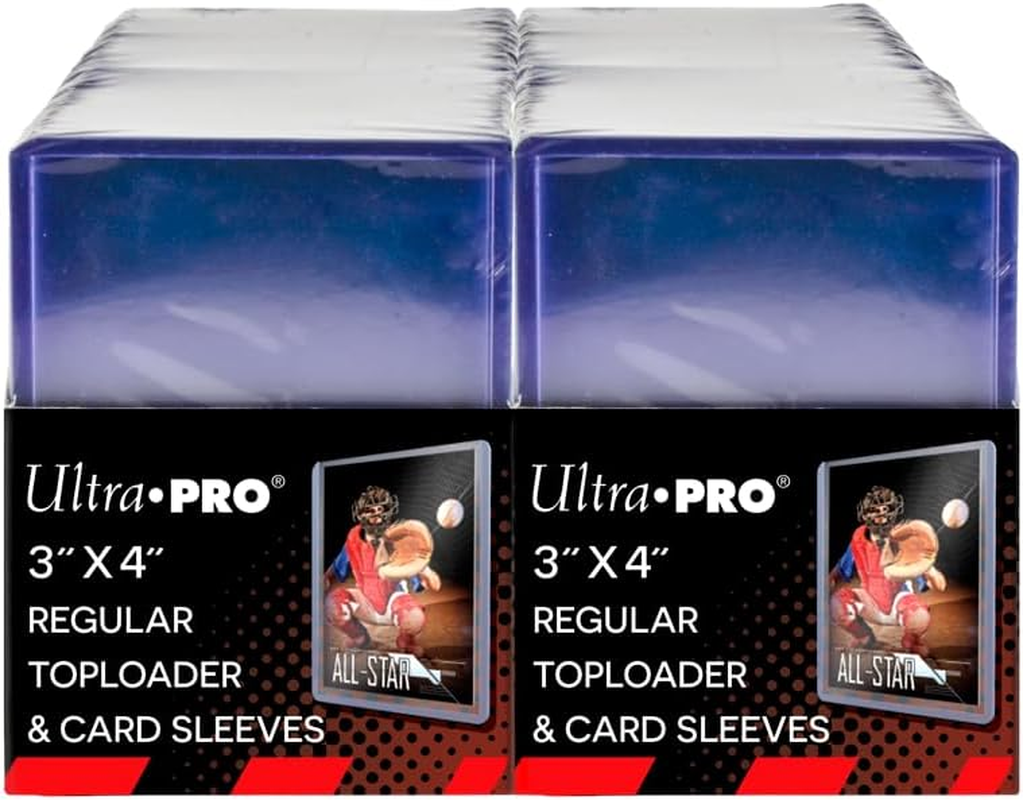 Ultra Pro 3" X 4" Trading Card Toploader & Card Sleeve Bundle (200 Ct.)