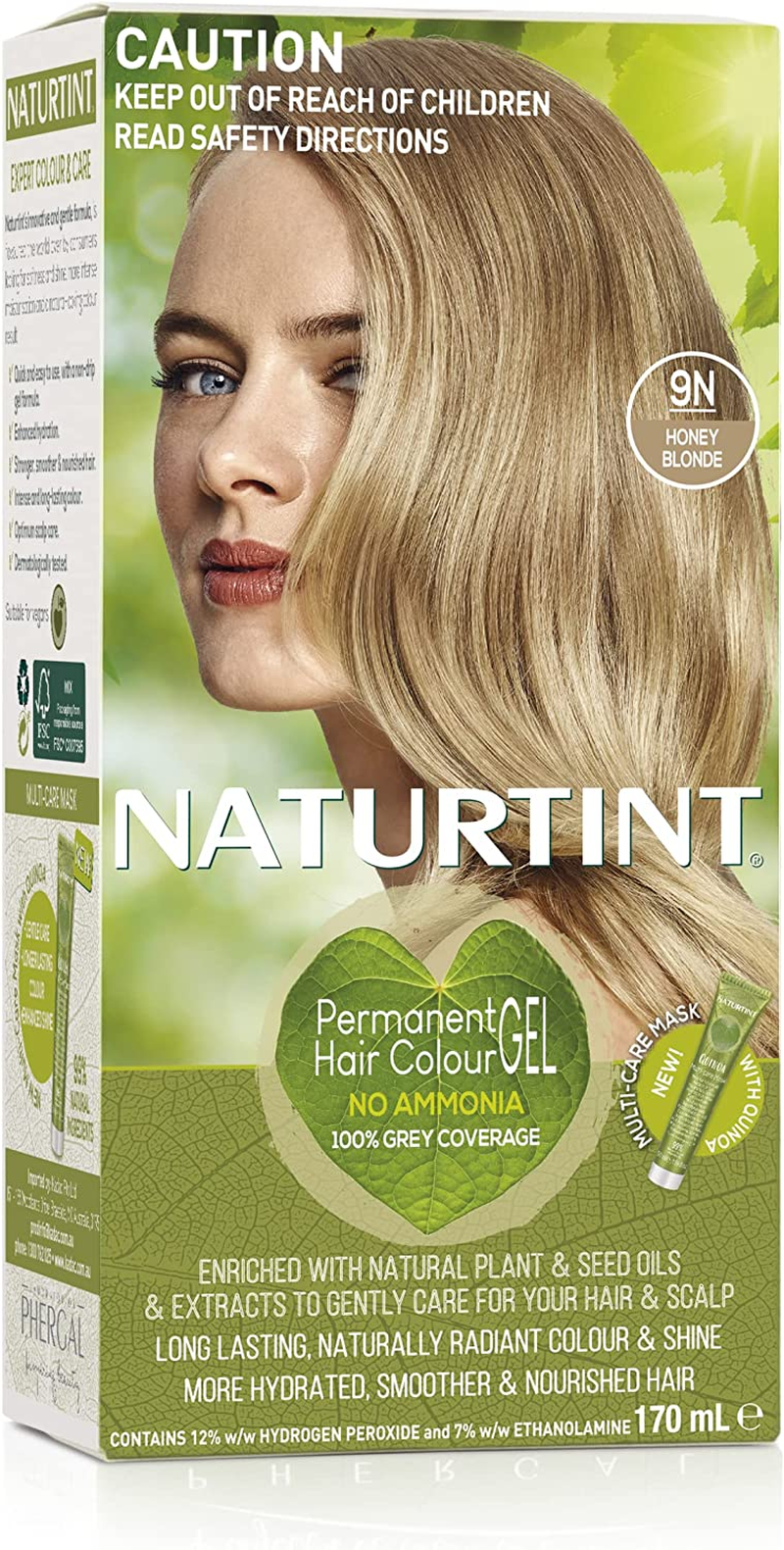 Naturtint Permanent Hair Colour, Natural Chestnut 4N - Ash Blonde 8A image number 6