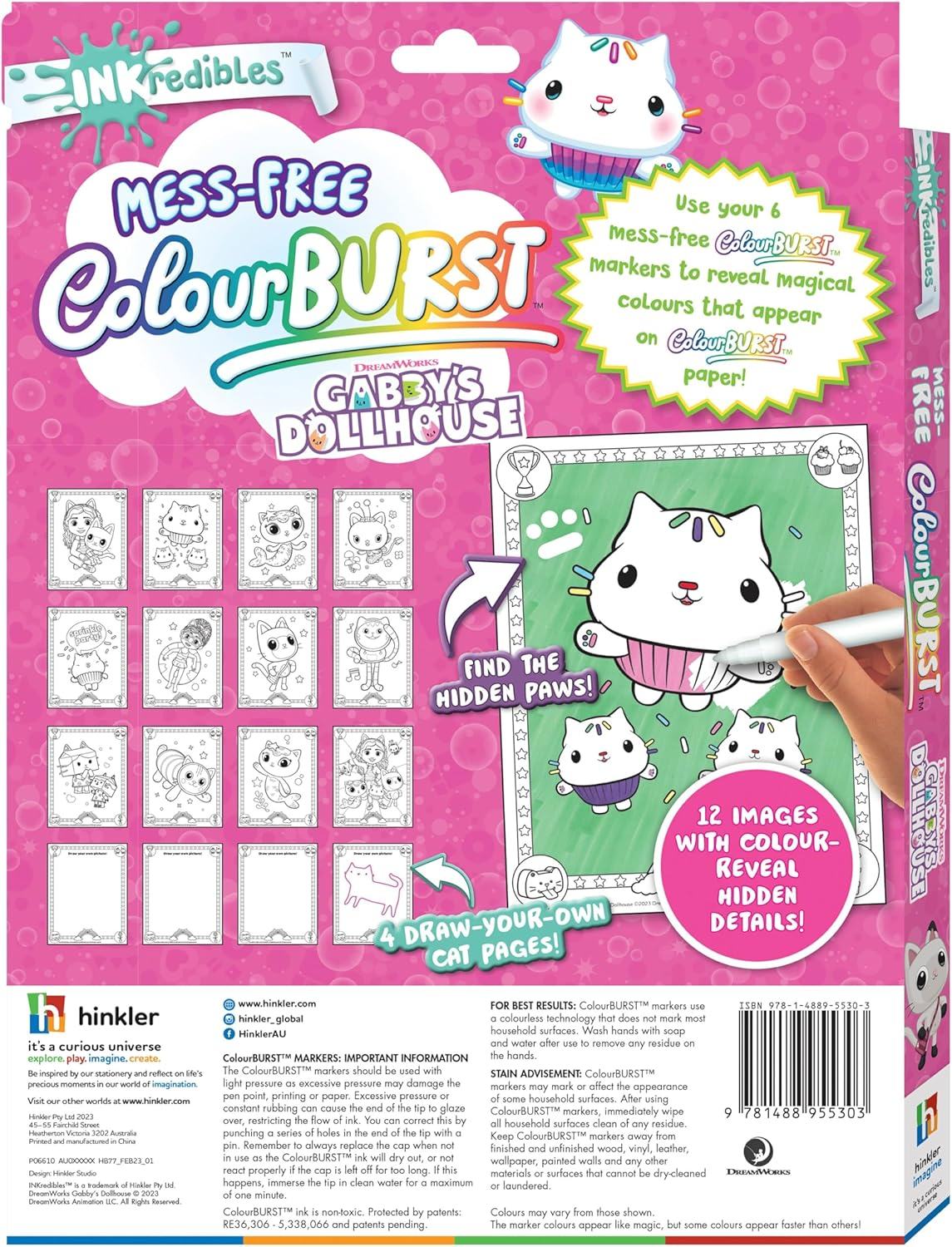 Inkredibles Colour Burst Gabby'S Dollhouse image number 1