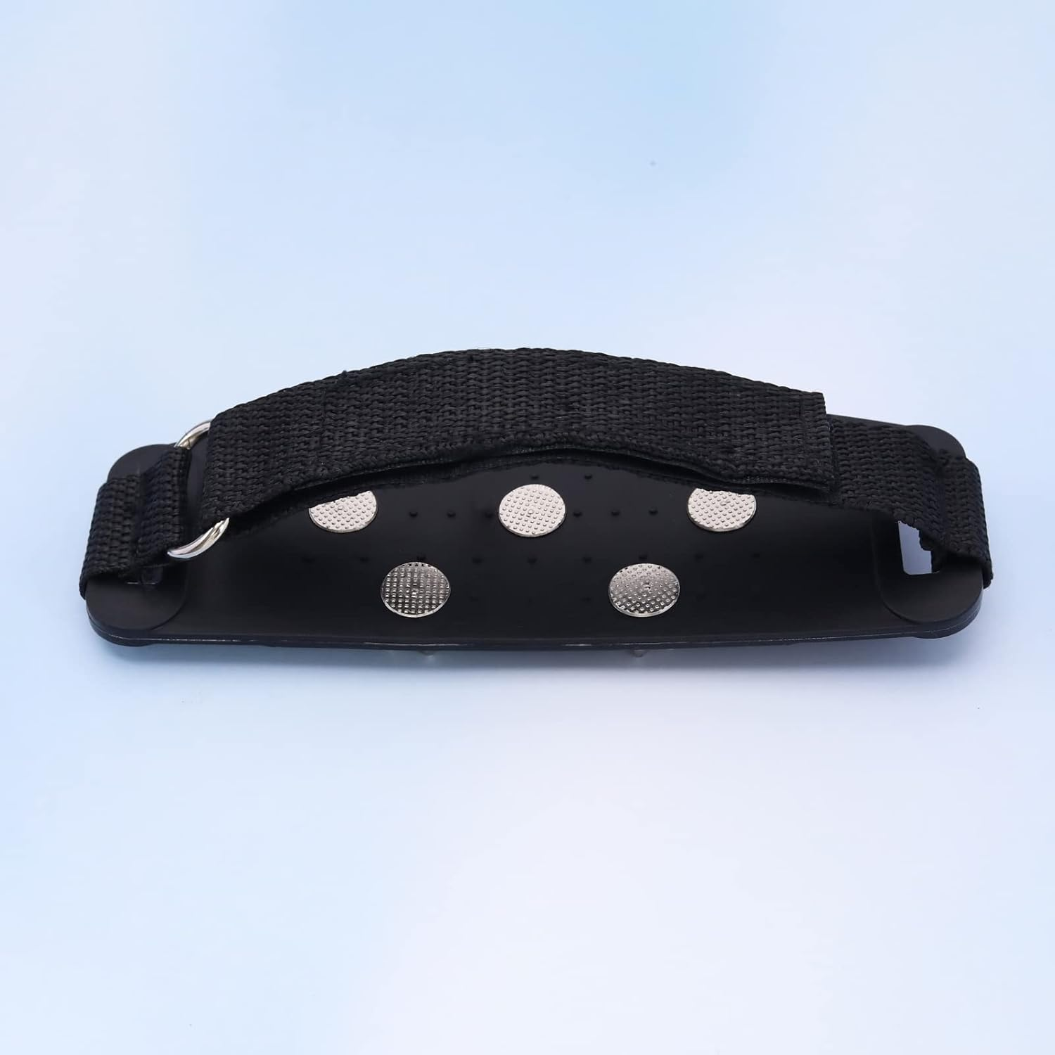 Emagtech 1 Pair Slip-On Shoe Grippers 7 Studs Ice Snow Grips Snow Walk Traction Cleats Crampons anti Slip Spikes Grips for Shoes Trainers Boots image number 1