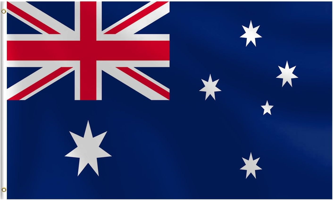 Australian National Flag 90X180Cm - Large Aussie Flag for Australia Day, Heavy Duty Outdoor/Indoor Use, Durable Fade-Resistant Polyester, Flag Only (Pole Not Included) image number 6