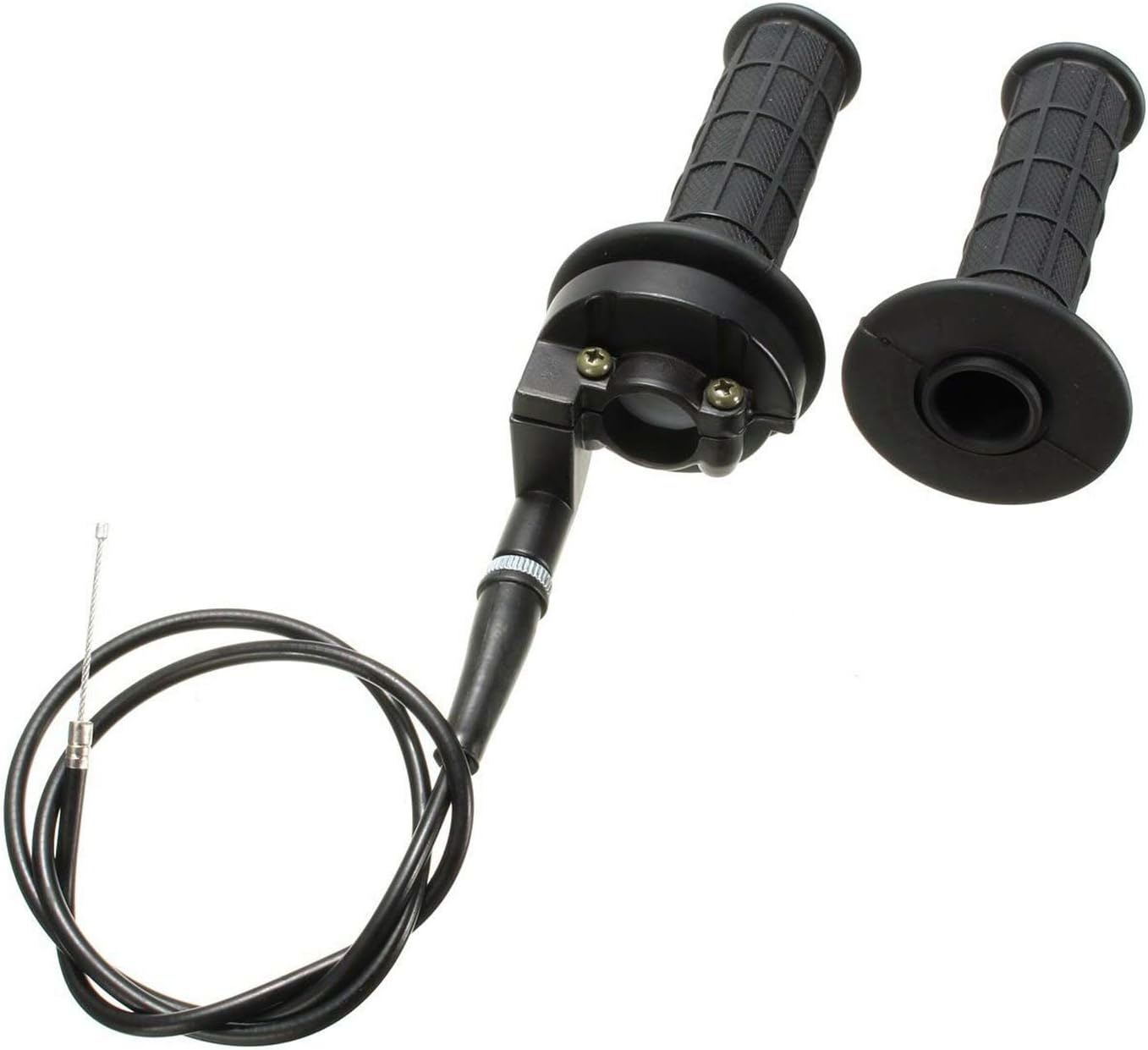 Pair 22Mm T-Wist Throttle Handlebar Housing Tube Hand Grip Cable Pro ATV Quad Dirt Pit Bike image number 1