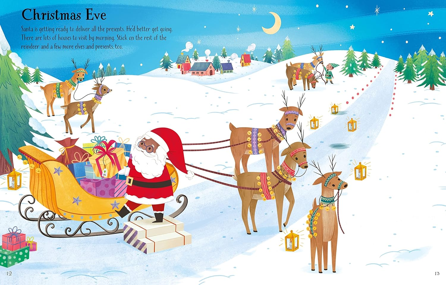 First Sticker Book Christmas: a Christmas Sticker Book for Children image number 4