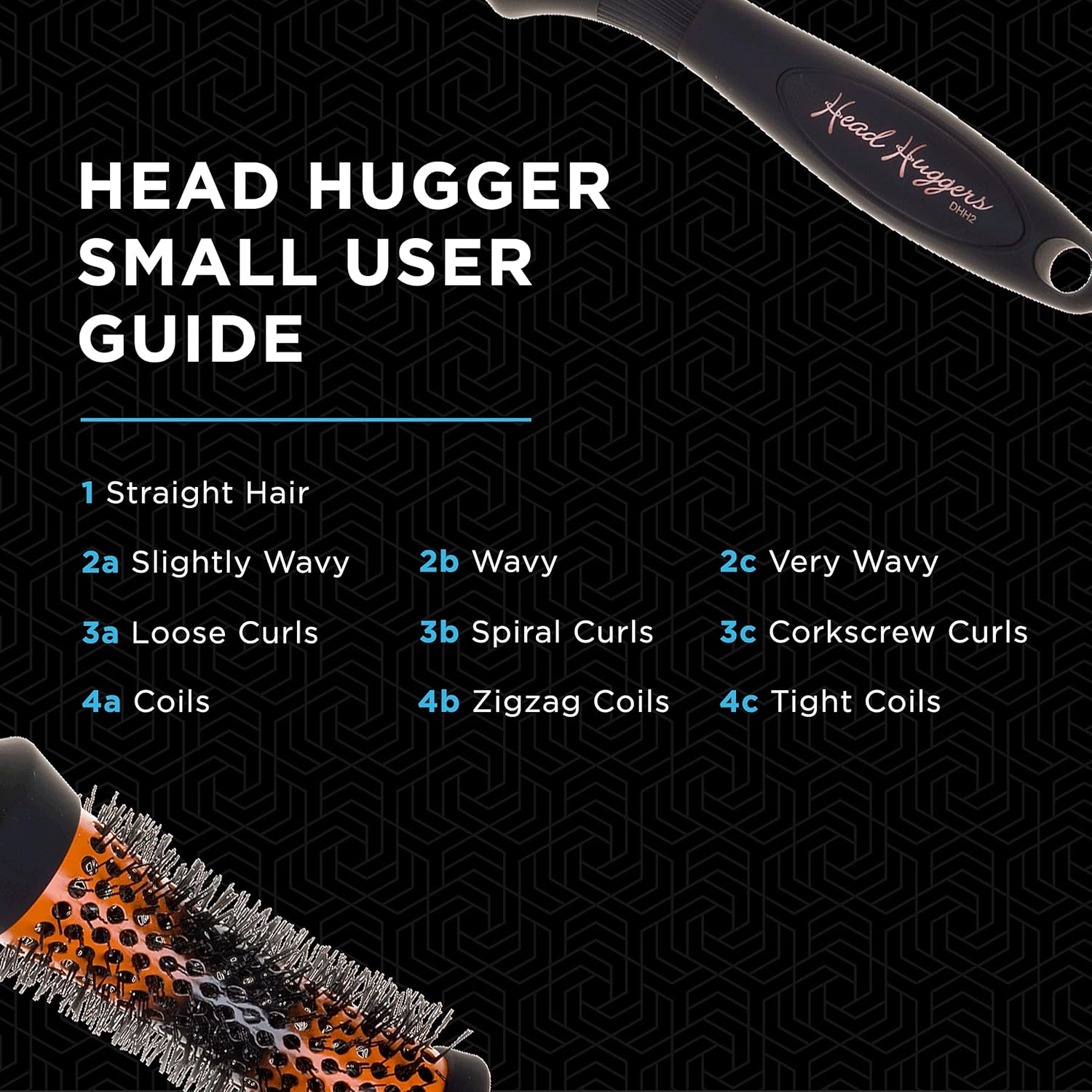 Denman (Small) Thermo Ceramic Hourglass Hot Curl Brush - Hair Curling Brush for Blow-Drying, Straightening, Defined Curls, Volume & Root-Lift - Orange & Black, (DHH2) image number 6