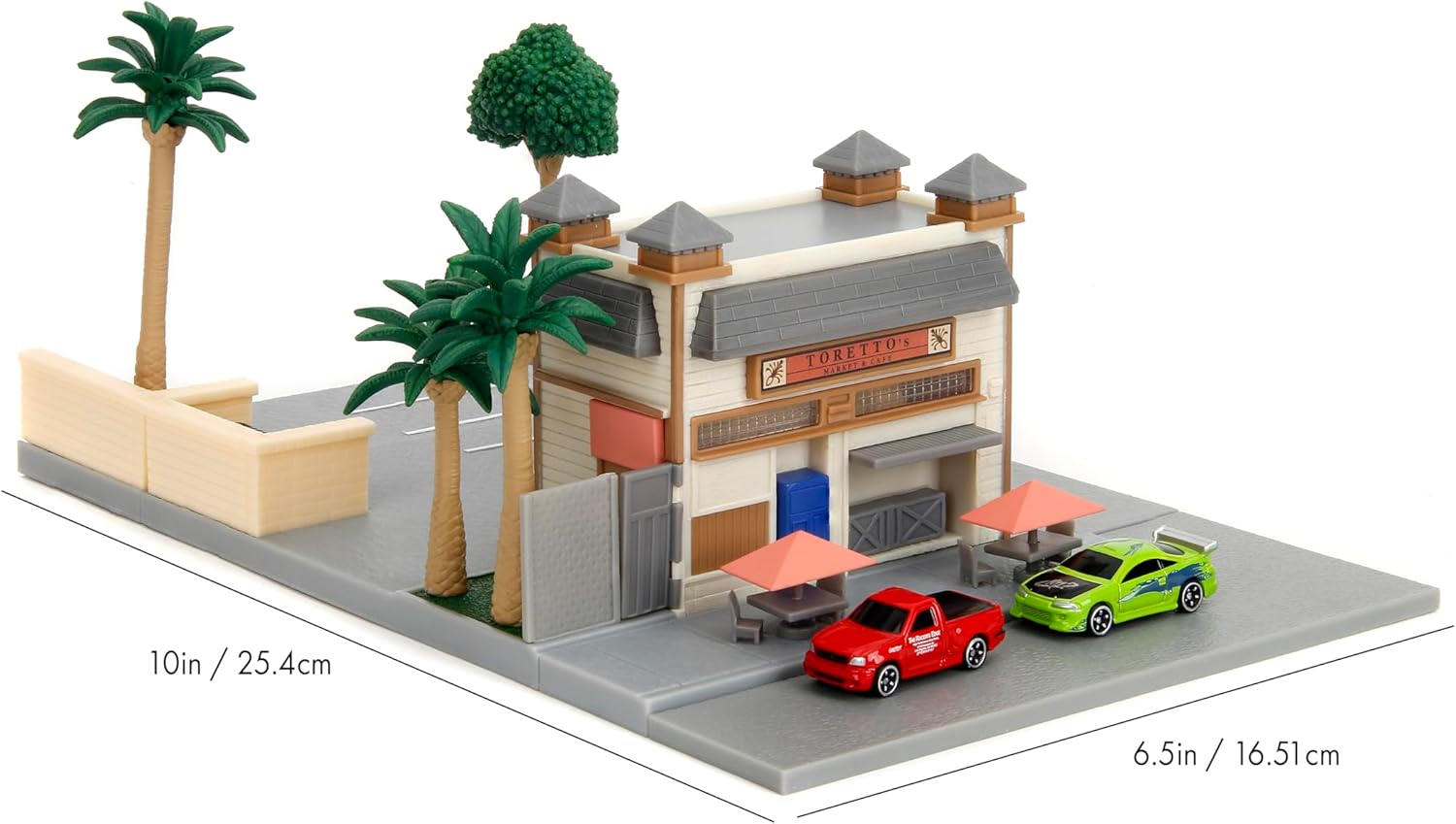 Fast & Furious - Toretto'S Cafe Nanoscene W/2Vehicles image number 4