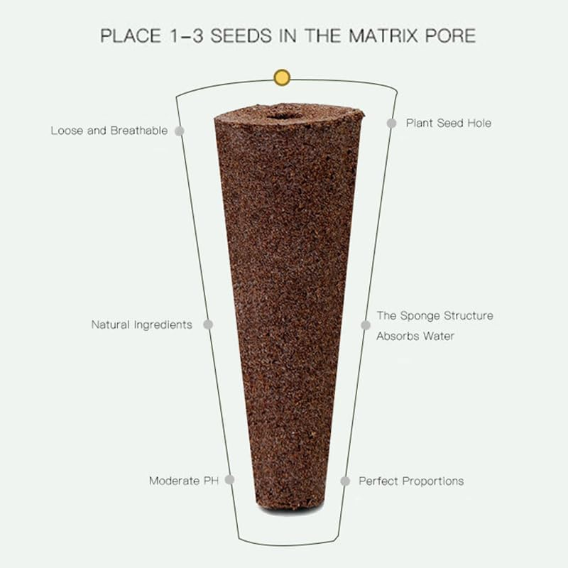 Hydroponic Garden Sponges, 50-Pack with Tweezer, Seed Pod Replacements for Aero-Garden image number 1