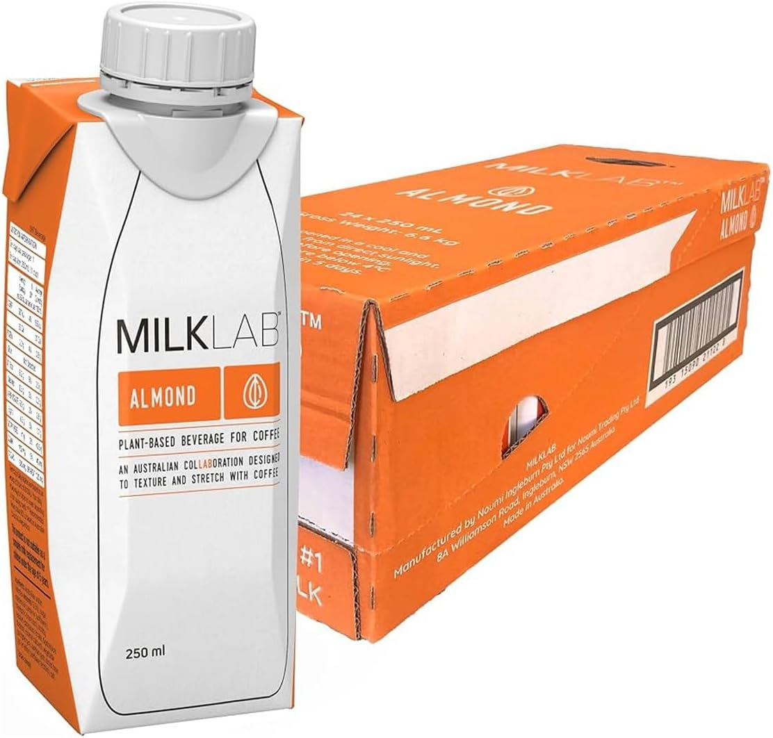 MILKLAB Almond Milk 24 X 250Ml Barista Milk for Coffee, Latte & Espresso, Dairy Free, Plant Based, Vegan image number 2