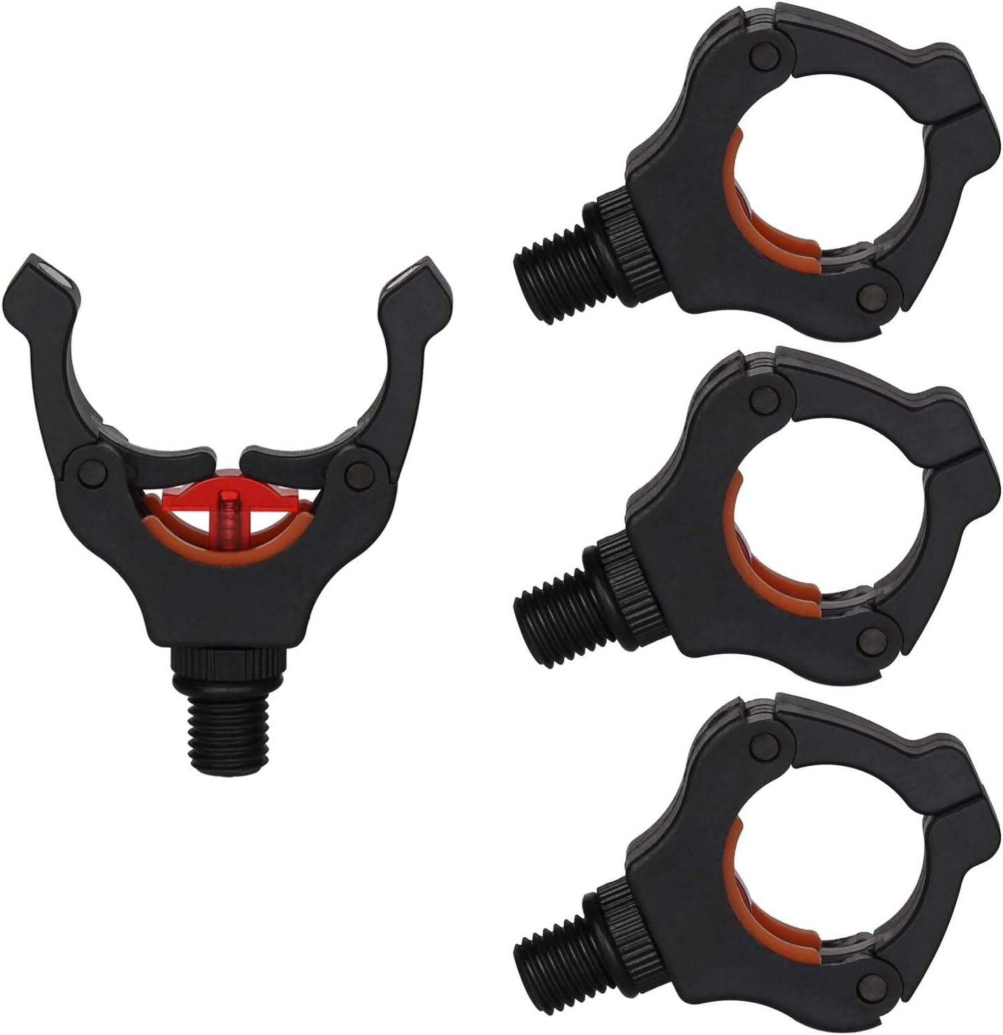 4Pcs Carp Fishing Rod Butt Rests with Magic Magnet Clips for Gripper Pod and Bank Stick Holder image number 2