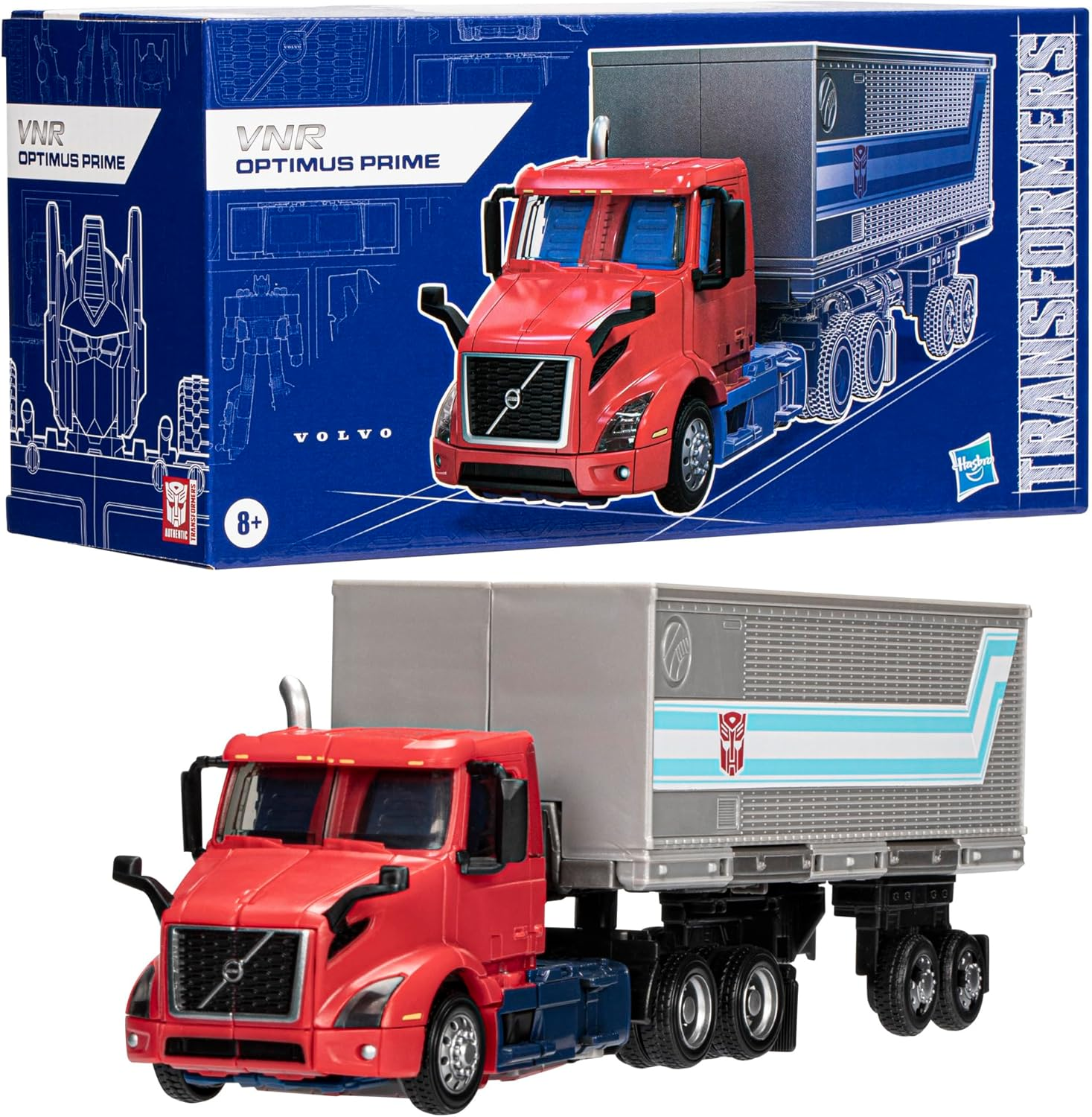Transformers Toys Generations Volvo VNR 300 Optimus Prime Toy with Accessories, 7-Inch, Action Figure for Boys and Girls Ages 8 and Up image number 4