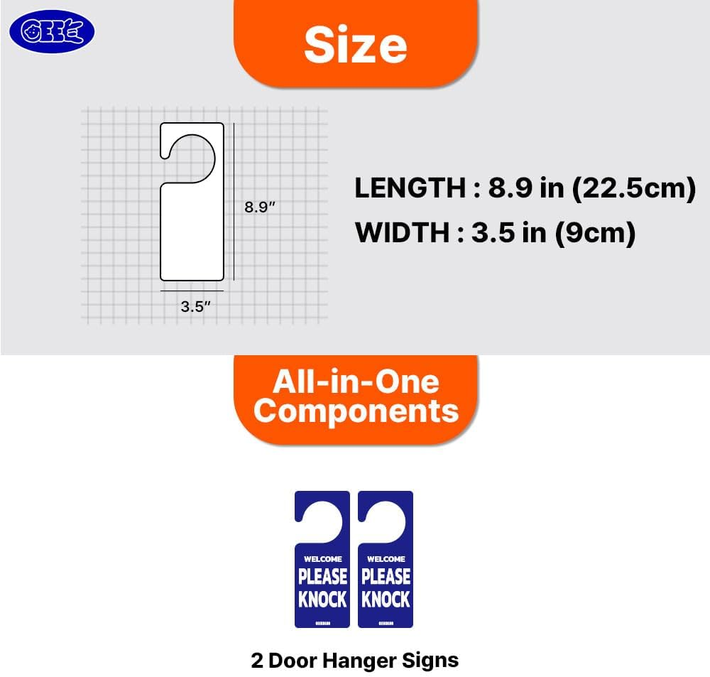 Do Not Disturb Door Hanger Sign (06. Dance, 2 Pack) image number 5