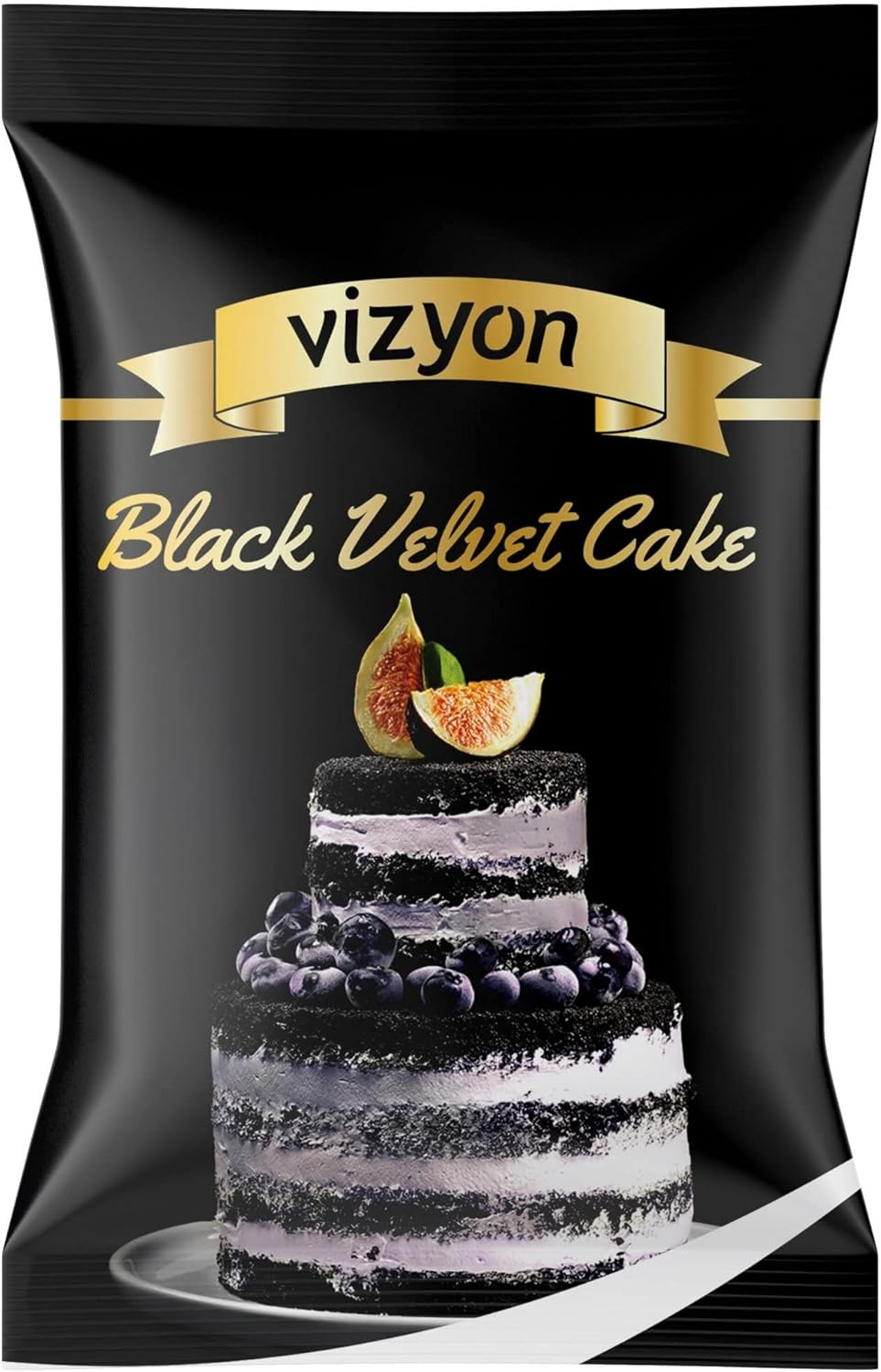 Vizyon Velvet Cake Mix 1 Kg, Orange