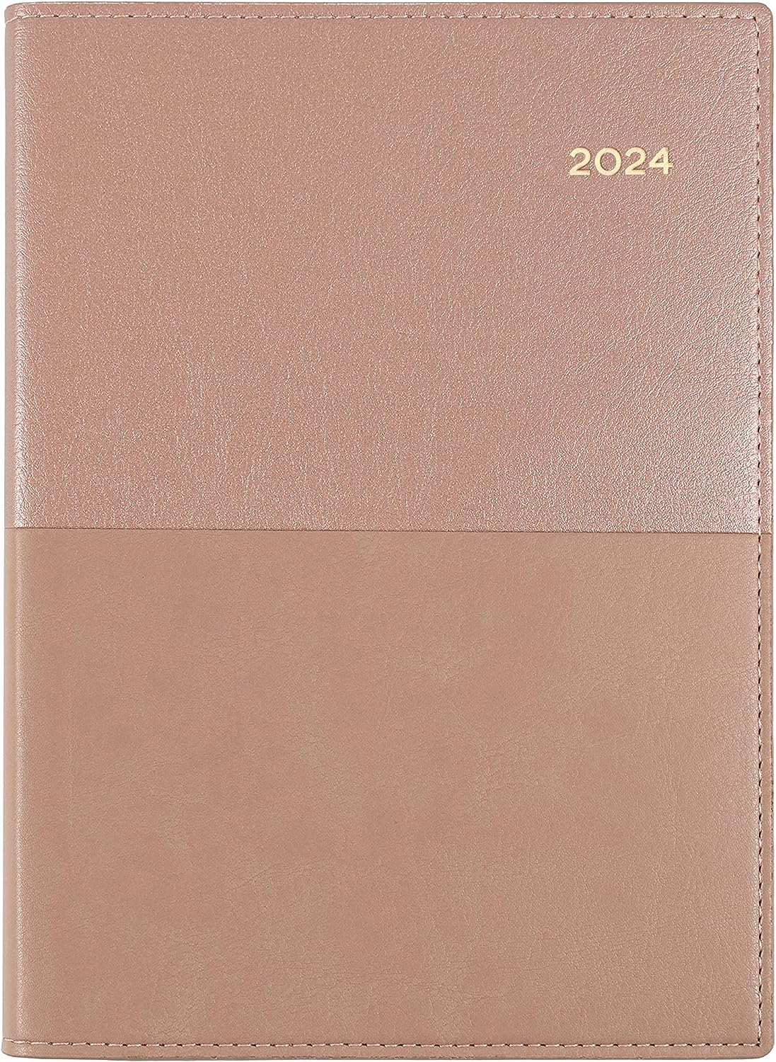Collins Vanessa 2024 Diary - Day to Page, Size A5, Black image number 1