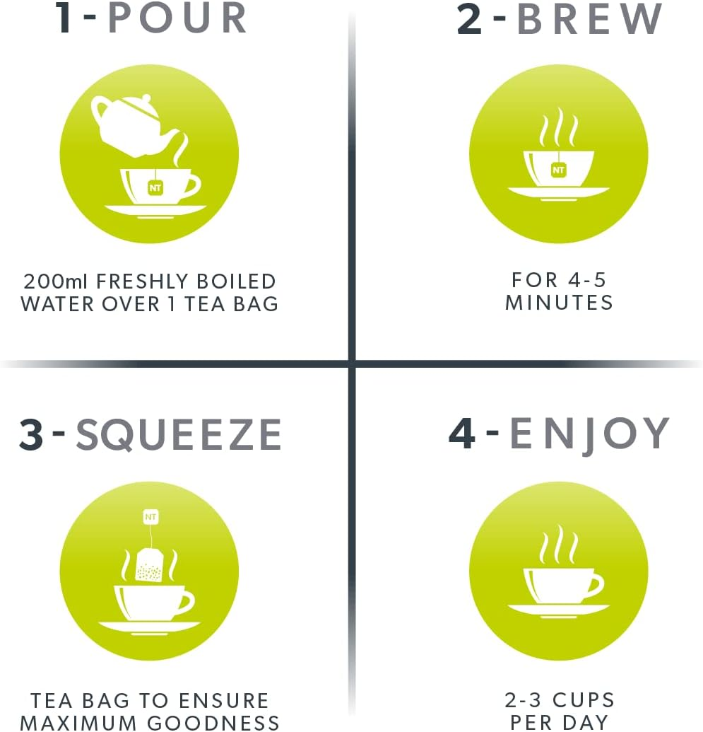 Nutratea Mullein Leaf & Thyme Tea | Mullein Leaf Tea - Soothing Blend to Support Respiratory Health. Teabags for Lungs & Throat - 20 Individaully Wrapped Bags - Herbal Tea (1 Pack)