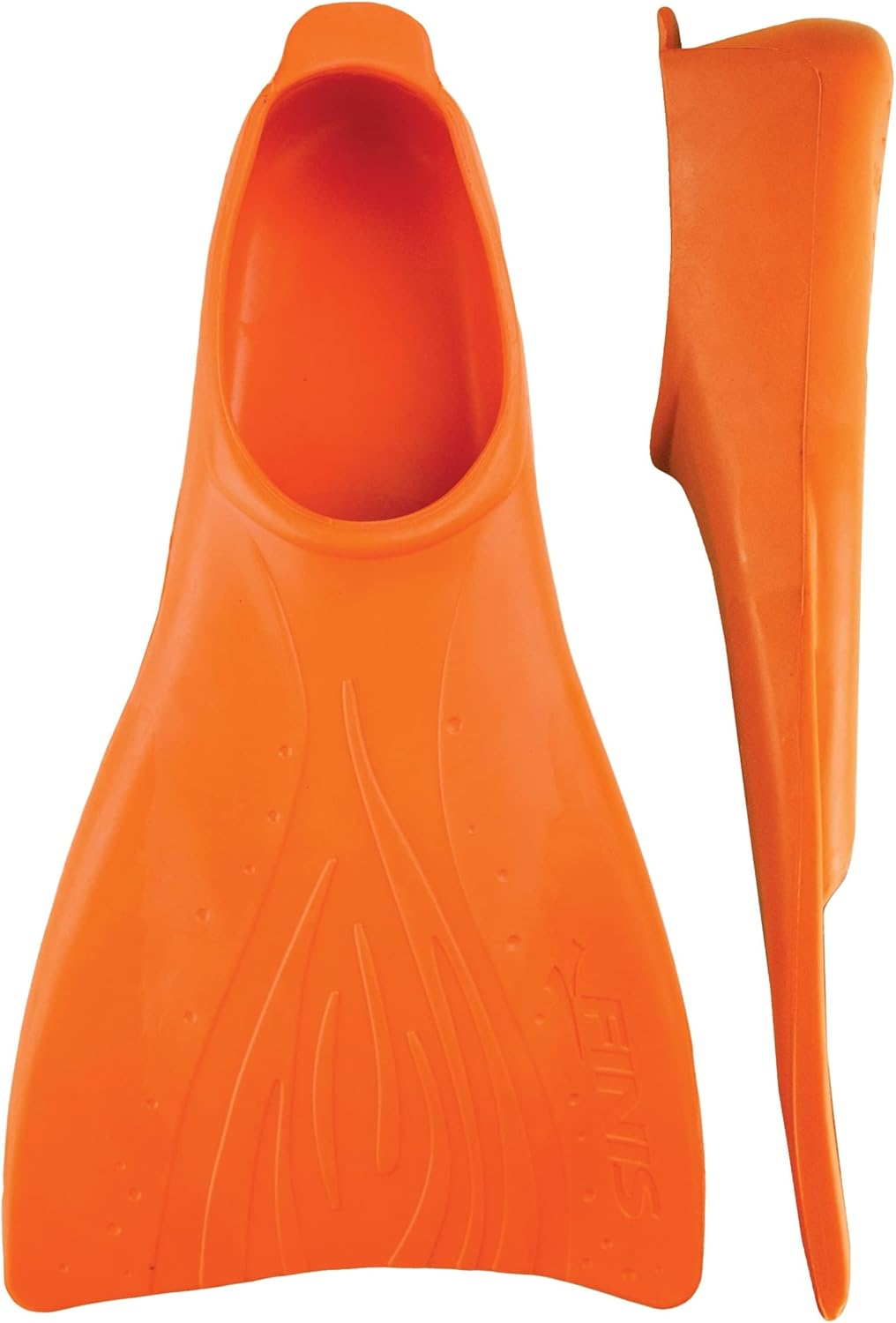 FINIS Booster Swim Fins for Kids - Floating Rubber Fins - Teaches Kick Technique - Open-Toe Design - Comfortable Fit