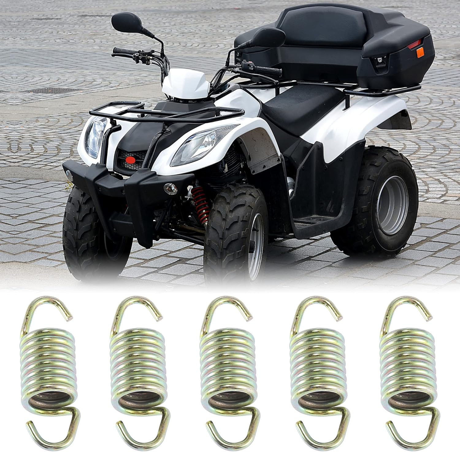 Motoforti 5Pcs ATV Motorcycle Exhaust Spring Replacement 7041687 for Polaris Sportsman RZR