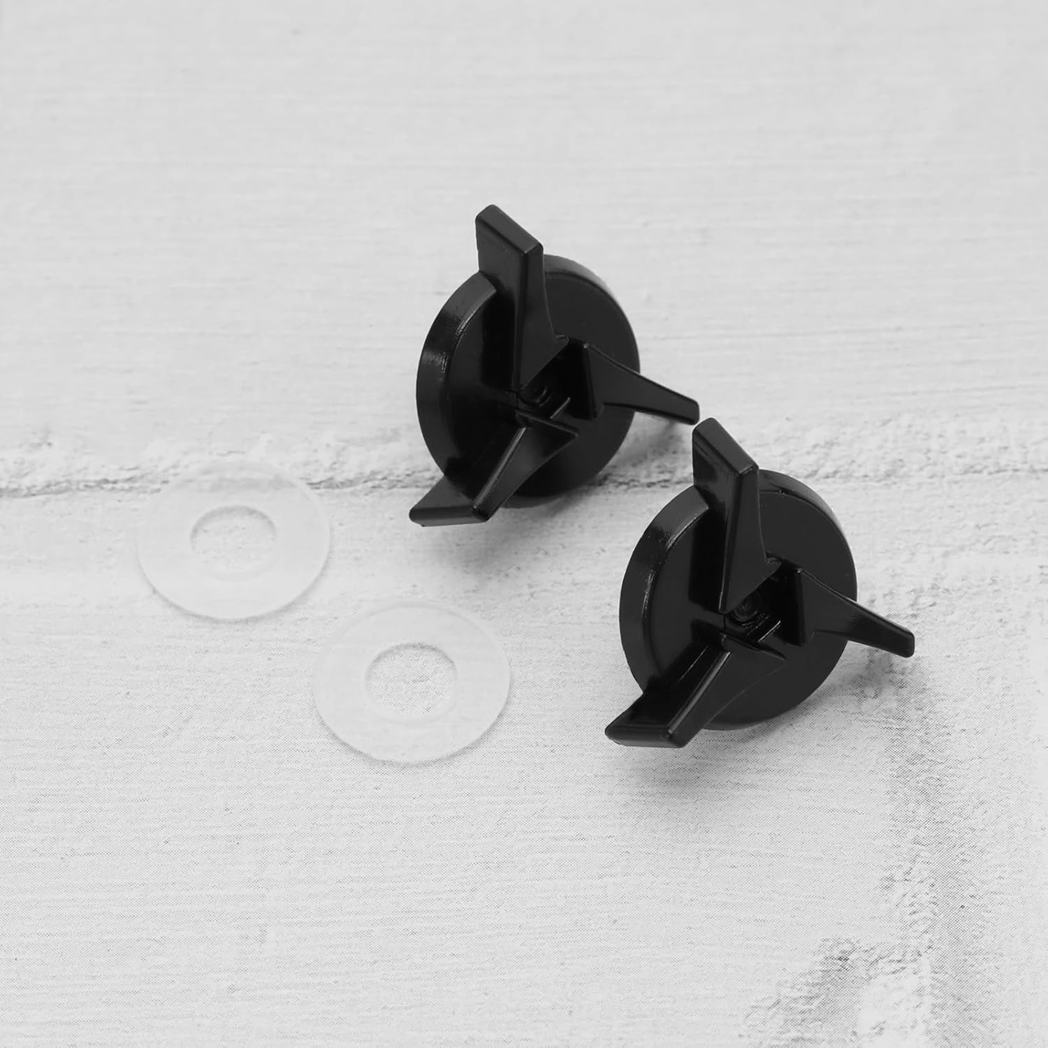 12Pcs Motorcycle Helmet Screws Plastic Fixing Screws with Washers Helmet Visor Screws Motorcycle Helmet Replacement Parts, Black image number 6