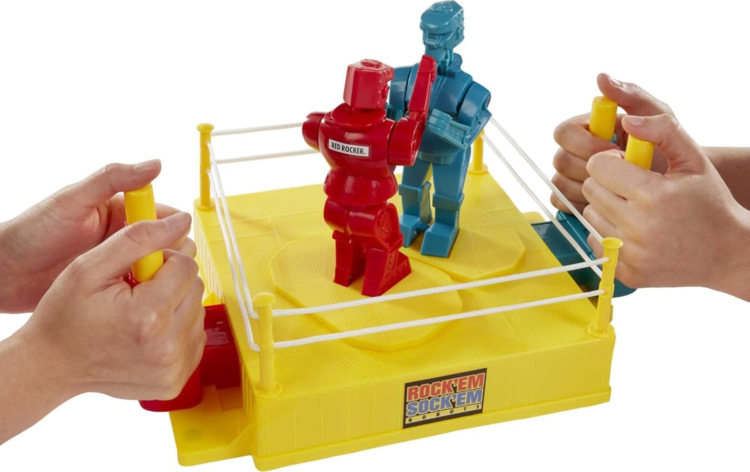 Mattel Games Rock 'Em Sock 'Em Robots: Action Figure Game for Kids, 2 Players image number 4