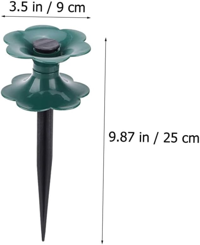 Hose Guide Spikes Winding Wheels for Garden Lawn Protection Sturdy PVC 4Pcs Set Prevents Hose Damage image number 6