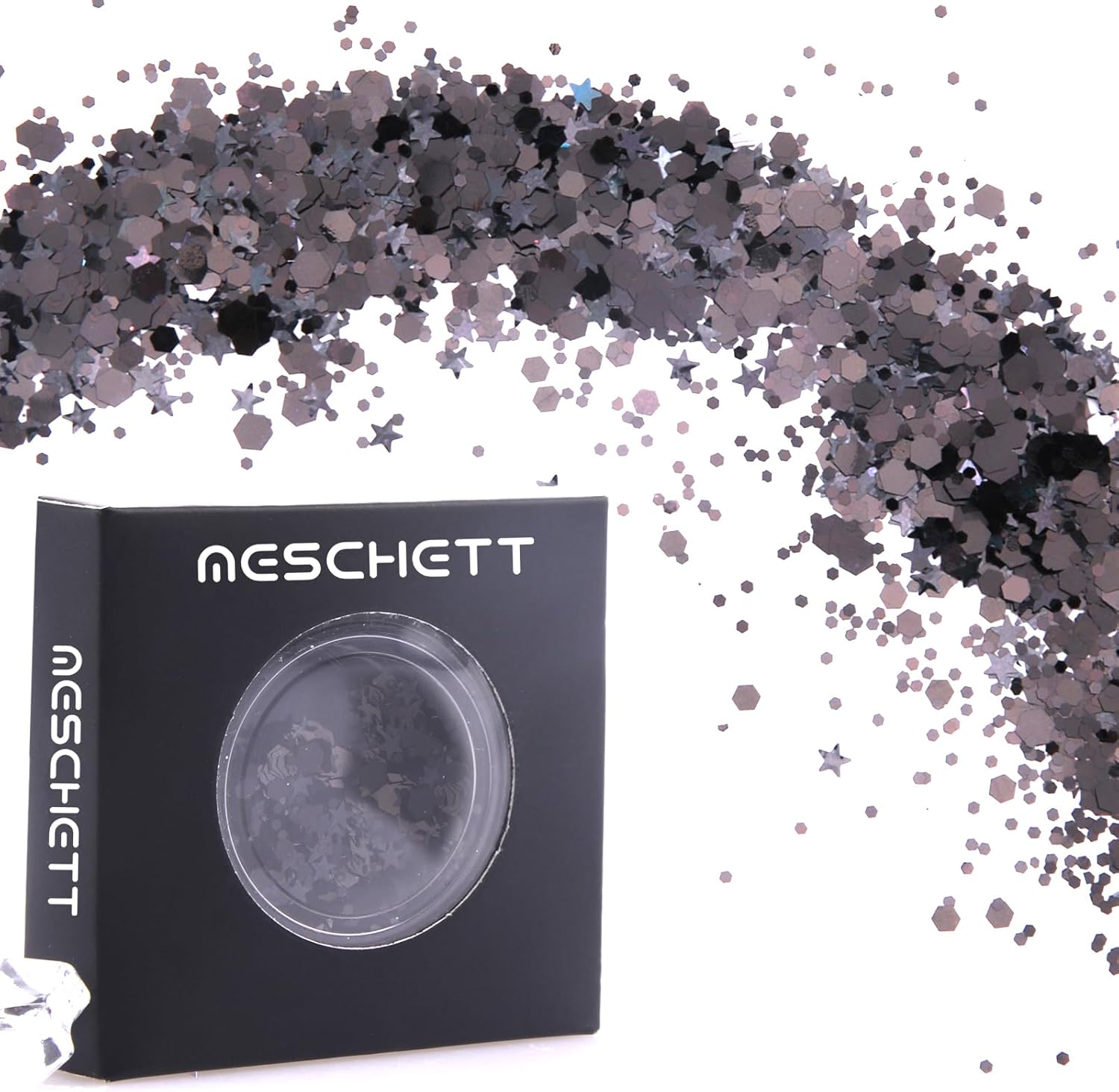 Holographic Body Glitter,Unicorn Chunky Glitter Festival Cosmetic Glitter Sequins for Face Body Hair Eyeshadow Lip Nails Art DIY Crafting image number 6