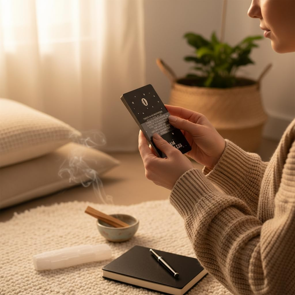 Angel Number Message, Tan Tarot Cards, Tarot Cards Deck, with Guide and Box, Divination of the Future,Black image number 5