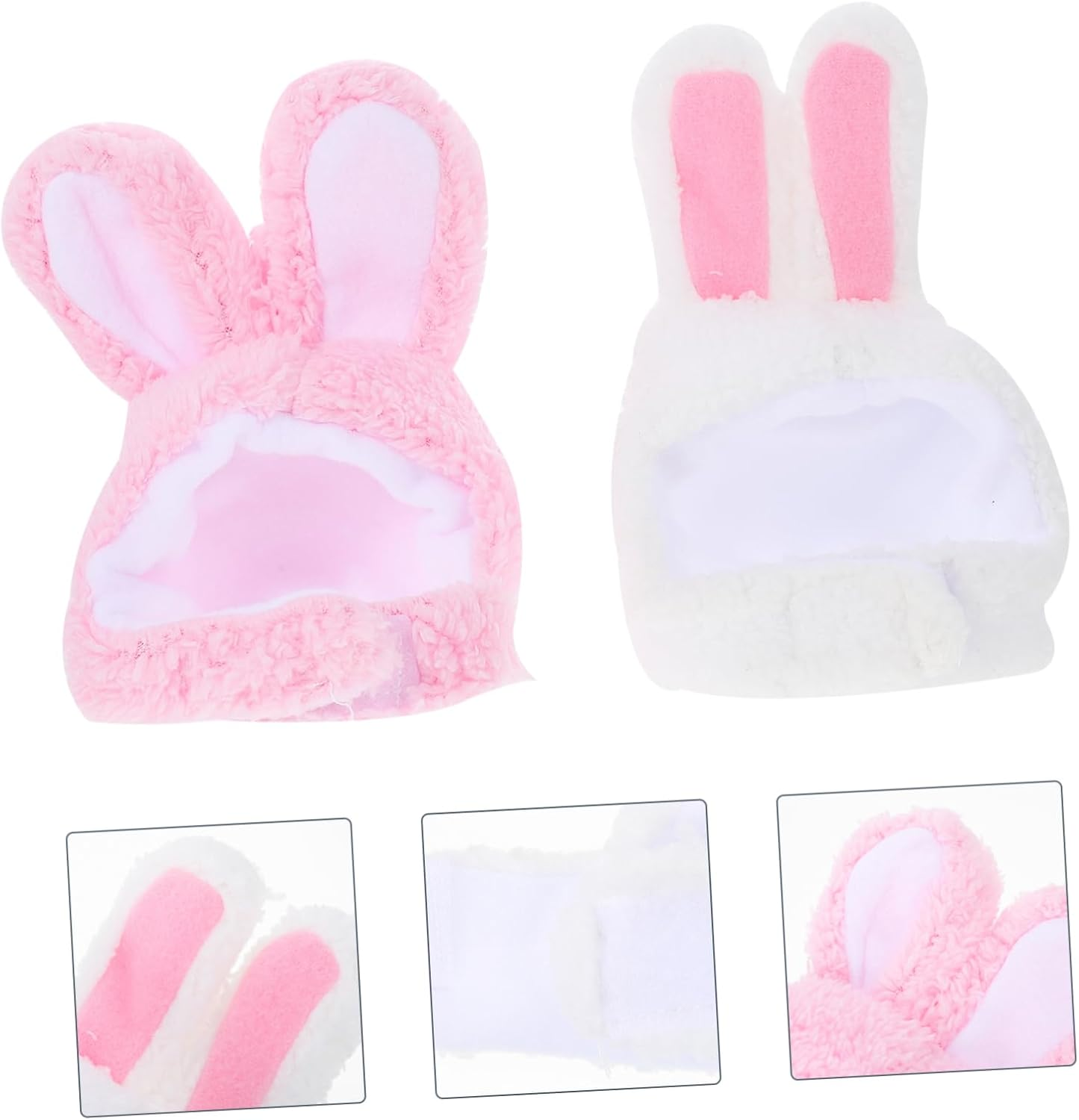 BESPORTBLE 2Pcs Pet Dog Hat Puppy Cat Hat Pet Costume Bunny Ears Rabbit Cat Ears for Small Medium Dogs Random Style image number 1
