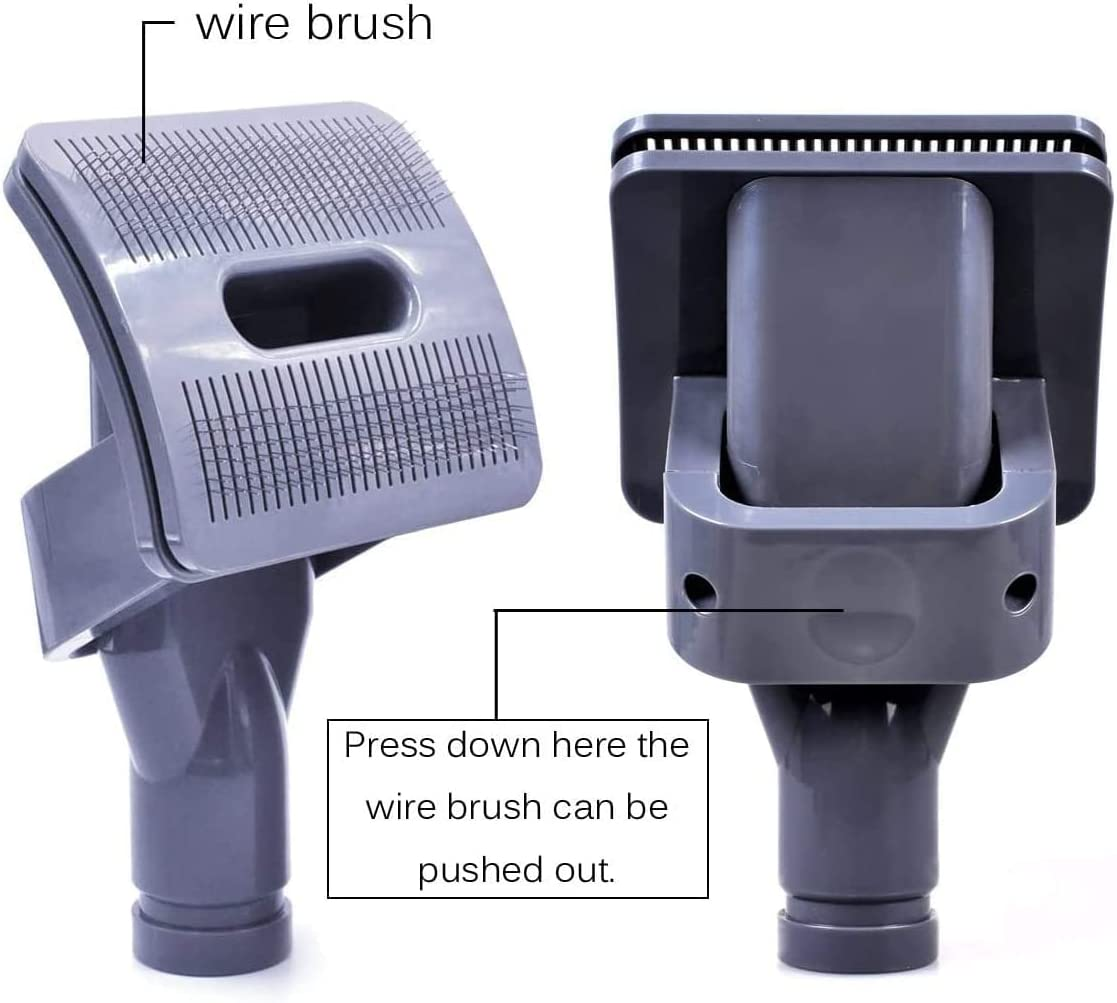 Dog Pet Grooming Brush, Pet Accessory Brush, Groom Tool Suitable for Dyson V7 V8 V10 Vacuum Cleaner Telescopic Tube Extension Hose (Groom Tool Hose)