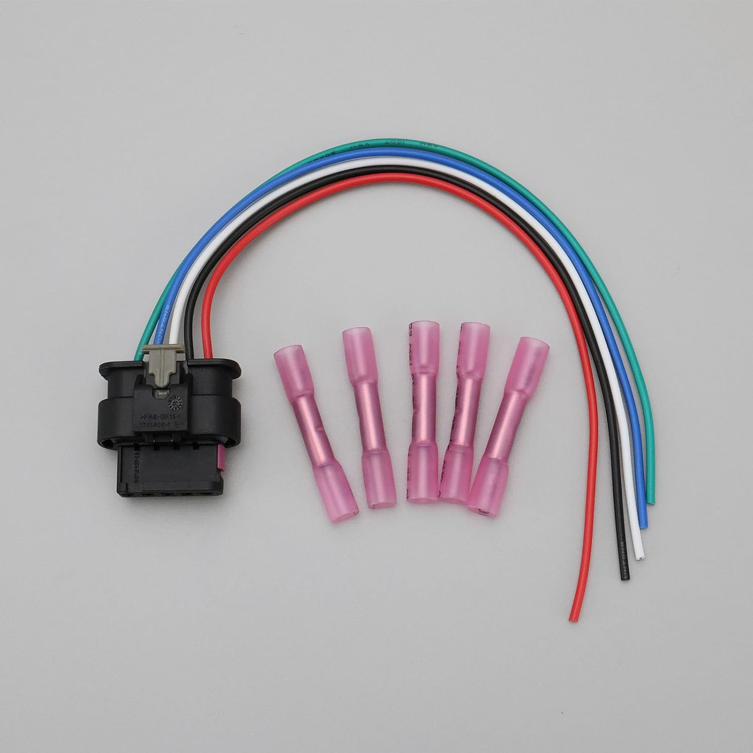 The Lord of the Tools Car 5 Pin Air Mass Meter Sensor Connection Replacement Part 4F0973705 Car Electric MAF Sensor Wiring Harness Compatible with VW Compatible with Audi image number 2