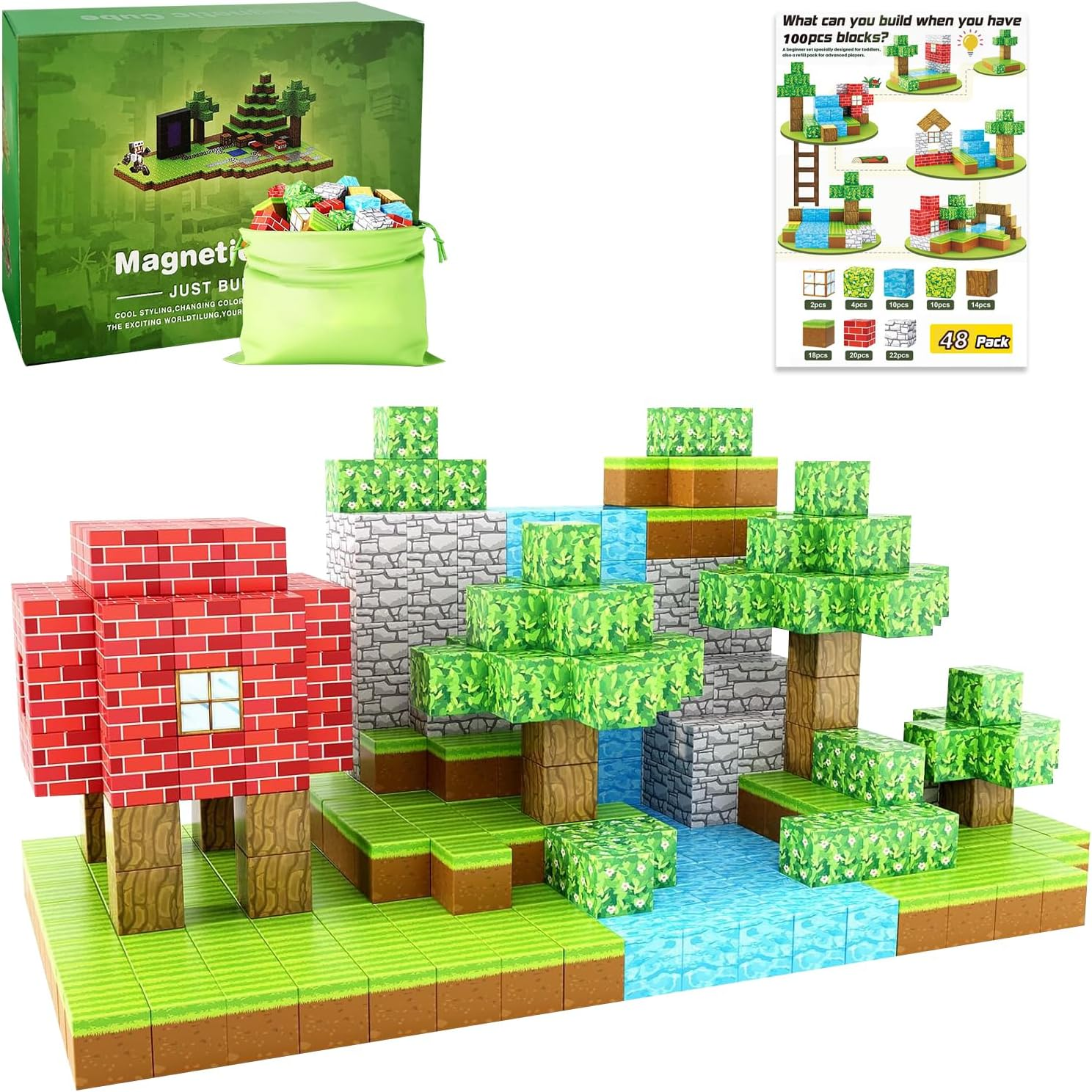 Magnetic Blocks - Build and Explore the Digital World with Magnetic Toys for Kids image number 1