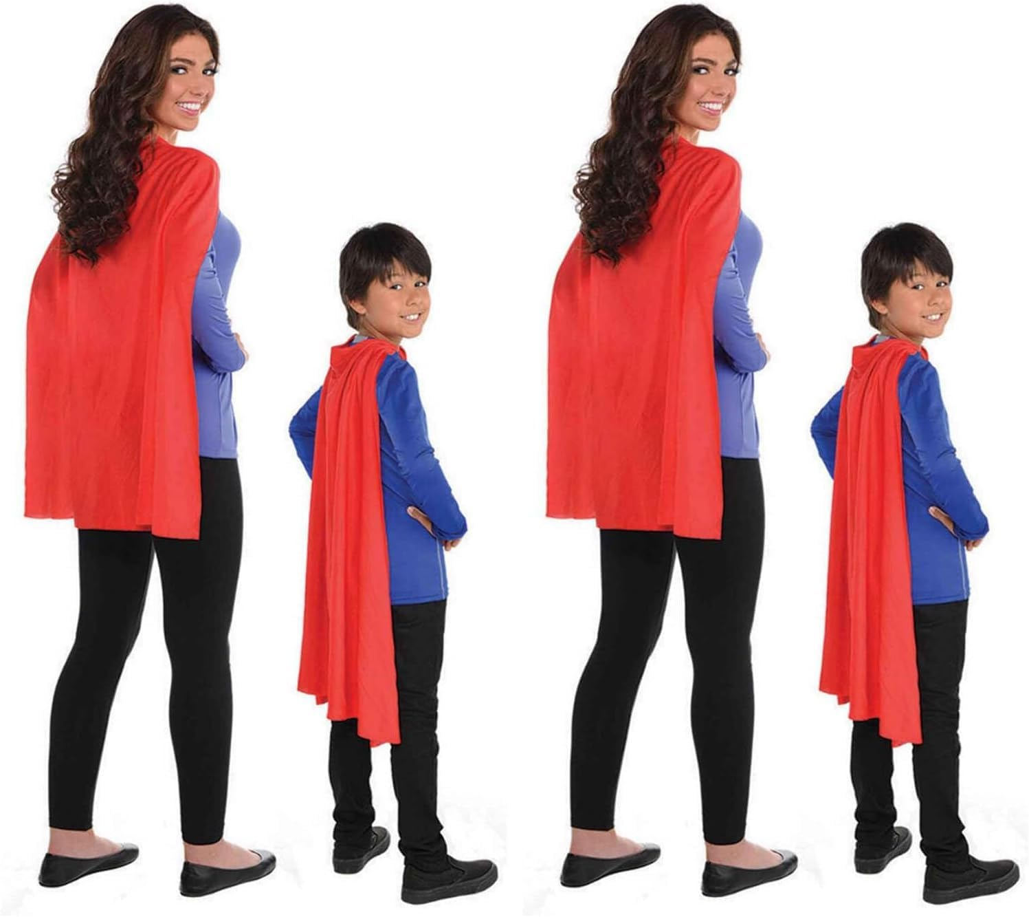 Amscan Super Hero Cape, Red (Pack of 2) image number 2