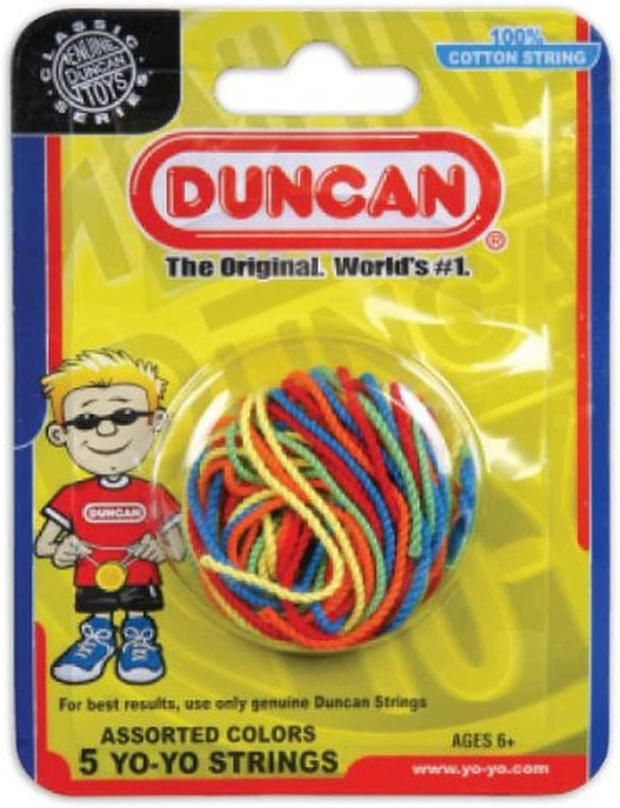 Duncan 3276NP Yo Yo Strings 100% Cotton, 5 Pack, White