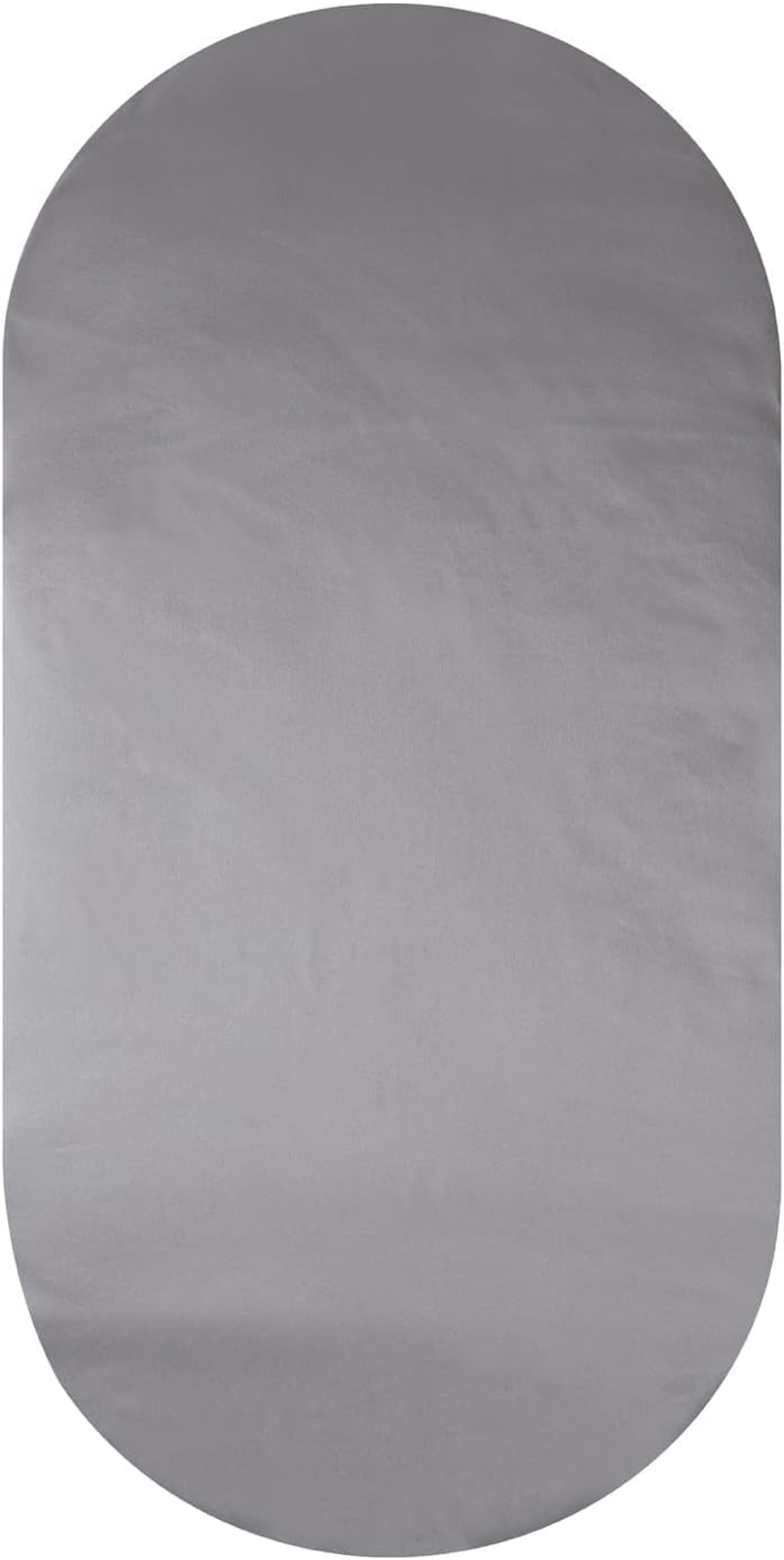 Bassinet Sheet High-Grade Fibers for Baby Hair for Hourglass, Oval,Rectangle Pads/Mattress with Satin Skirt Grey image number 1