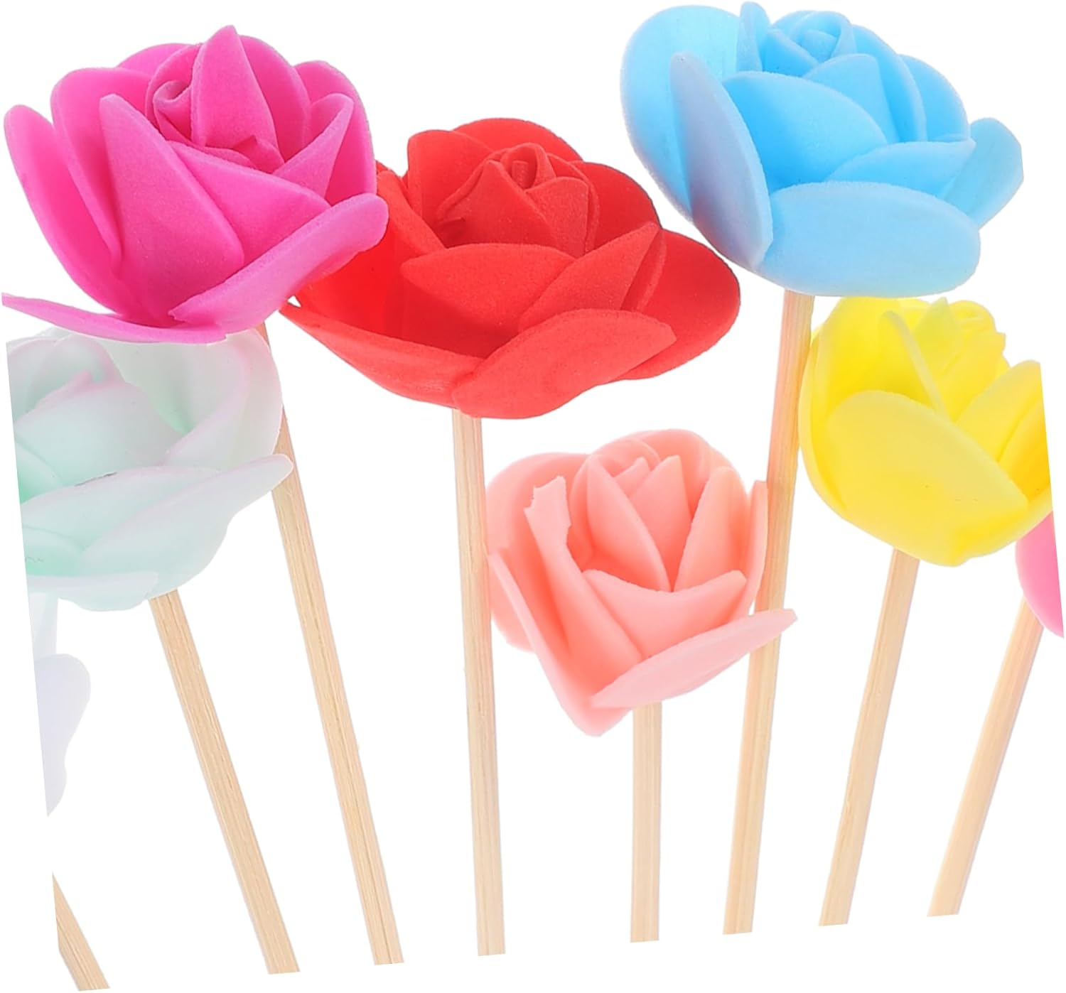 10Pcs Decorative Wood Diffuser Sticks Artificial Dried Flowers for Essential Oil for Home Office and Yoga Rooms Indoor Fragrance and Atmosphere image number 4