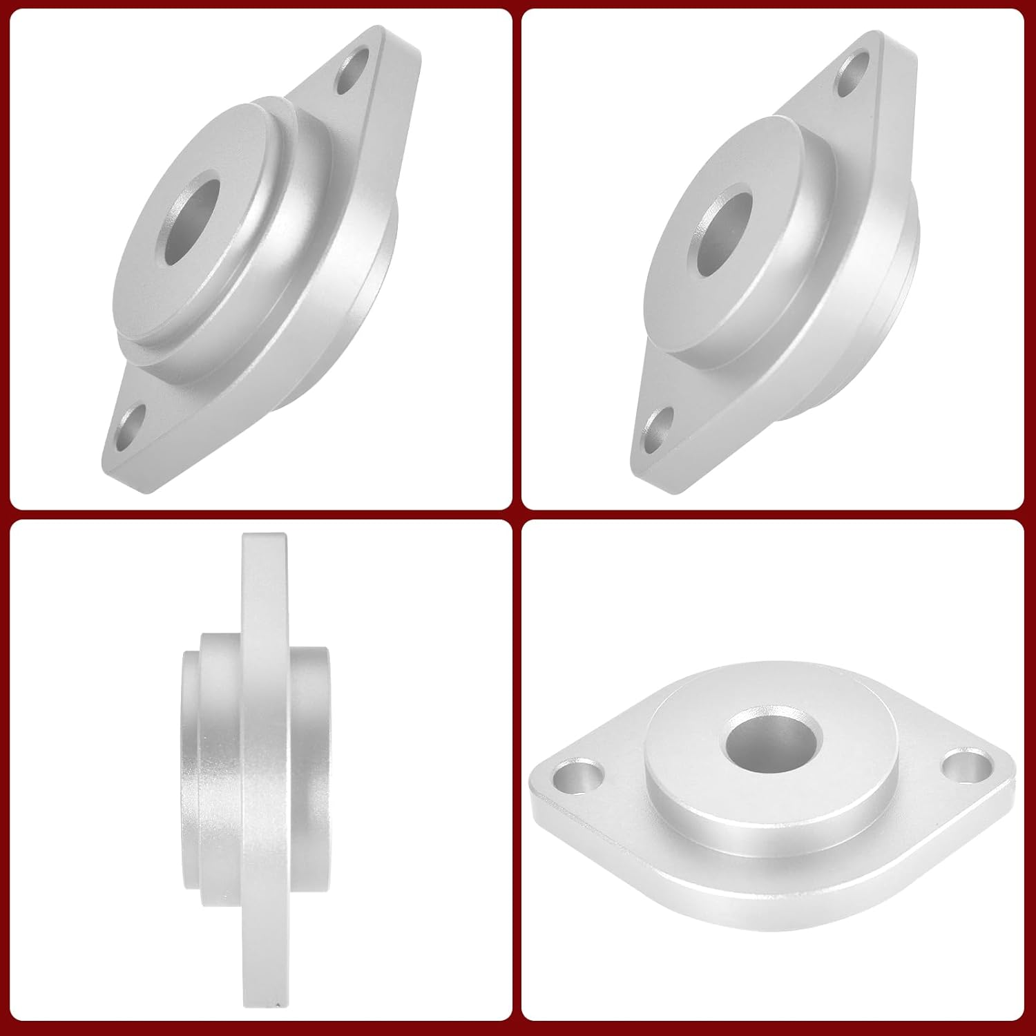 Harley Exhaust Gasket Seal Tool and Tapered Gasket - Red - Fits 1984-2023 Models (Silver) image number 1