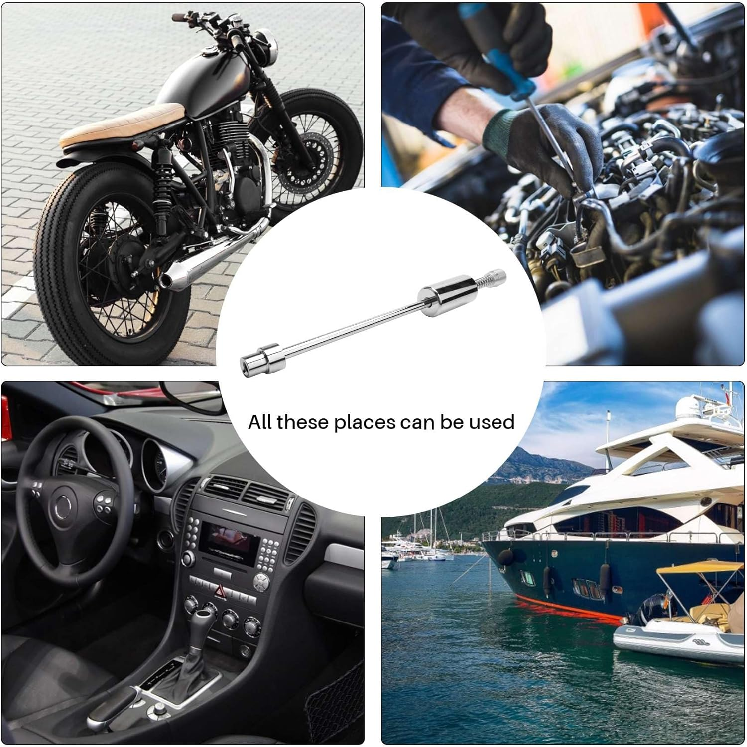 Car Paintless Dent Repair Tool Kit Car Dent Puller Sheet Metal Dent Repair Tool Car Dent Removal Repair Tool image number 4