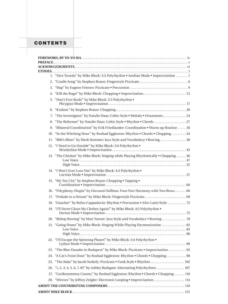 Contemporary Cello Etudes Studies in Style & Technique Book/Online Audio image number 5