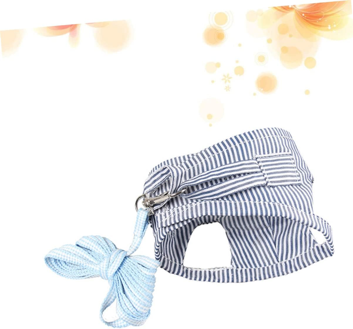 Minkissy Breathable Lightweight Cotton Pet Harness for Small Pets, Chest Strap Leash for Guinea Pigs and Hedgehogs in Size L image number 6