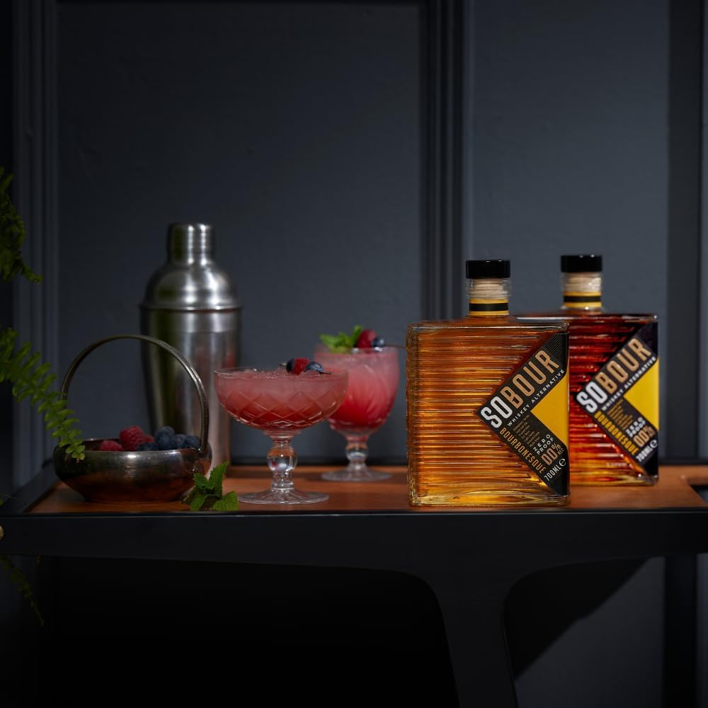 SOBOUR Bourbonesque Non-Alcoholic Whiskey, 700Ml image number 3