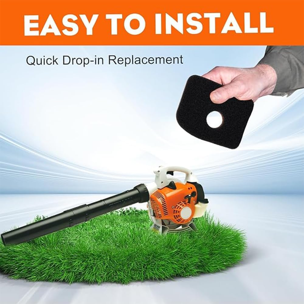 Pack of 3 Air Filter Compatible with Stihl BG56 BG66 BG86 SH56 SH86 Leaf Blowers, Replace 4241-120-1800 image number 3