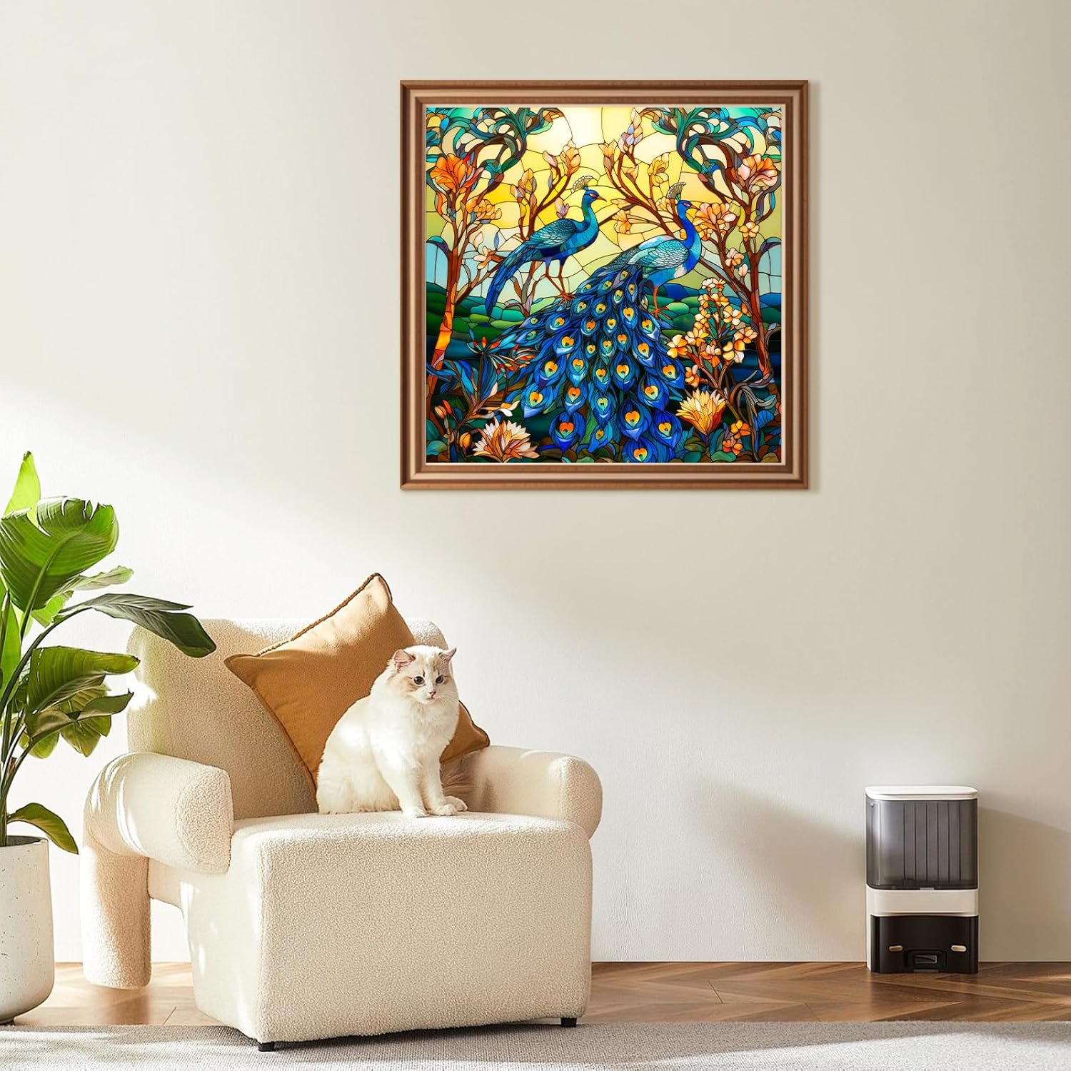 HUADADA Jigsaw Puzzles for Adults 1024 Pieces Jigsaw Puzzle for Adults Interesting Toys Brain Teaser Jigsaw Puzzles Birthday Graduation Gifts, Impossible Puzzle, Challenging Game - Colorful Peacock image number 5