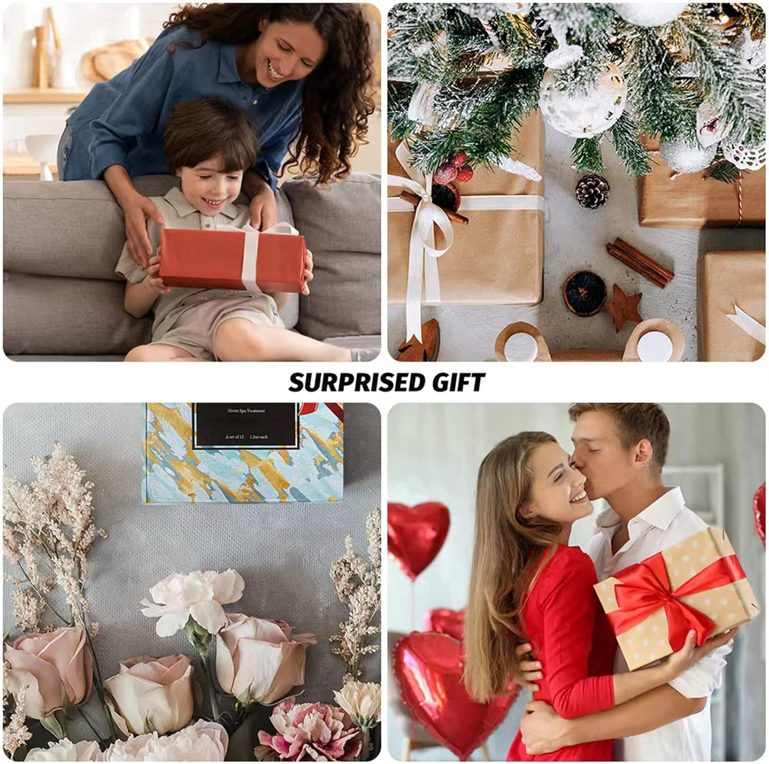 12PCS 35G Bath Bombs Tablet Set Shower Salt Tablets Essential Oil Mixed Home Spa image number 4