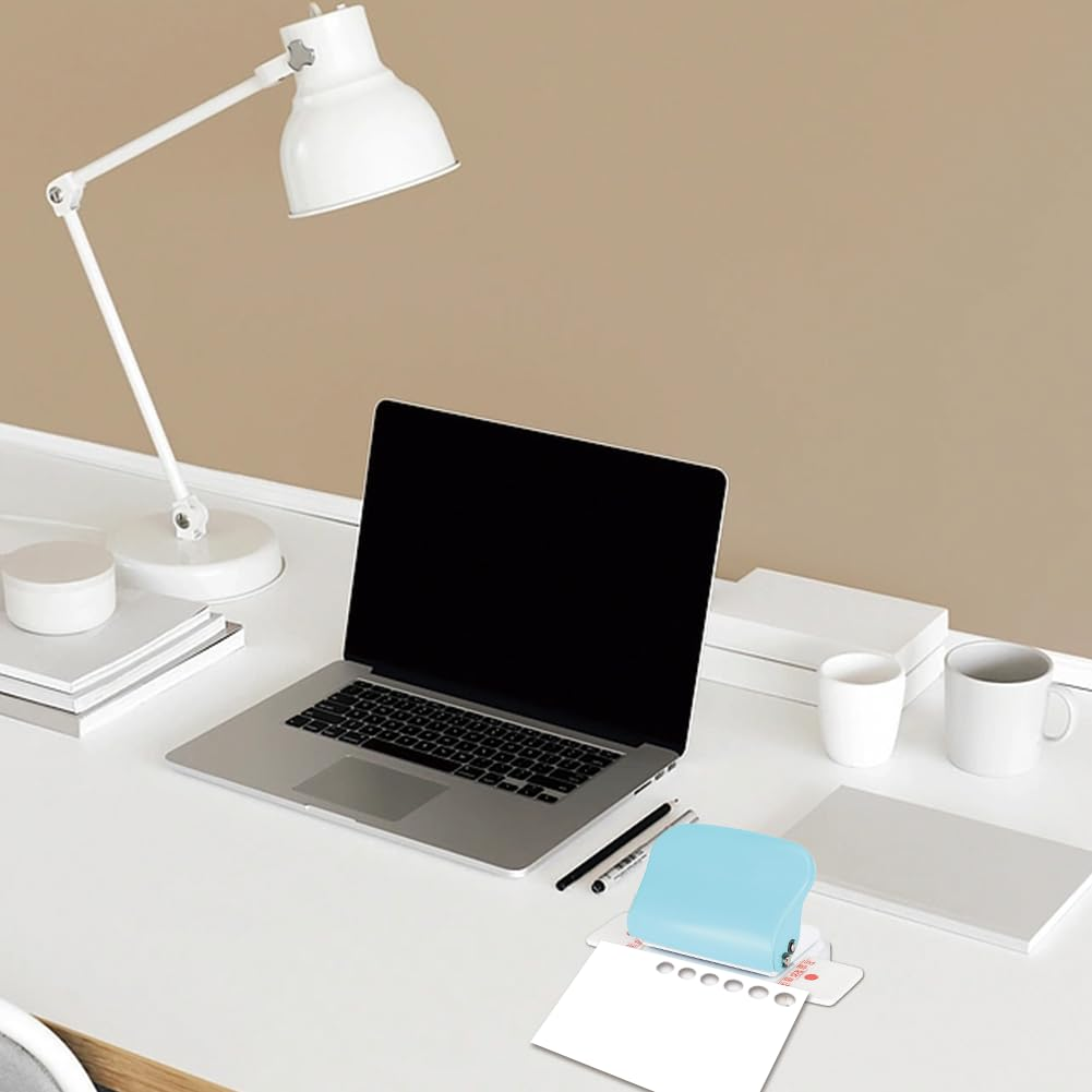 Manual Binding Machine, Paper Puncher 6 Holes Cinch Punching Machines Handheld Comb Binder Machine Book Maker for A4 A5 B5 Notebook Scrapbook Diary Planner Office School Supplies image number 1