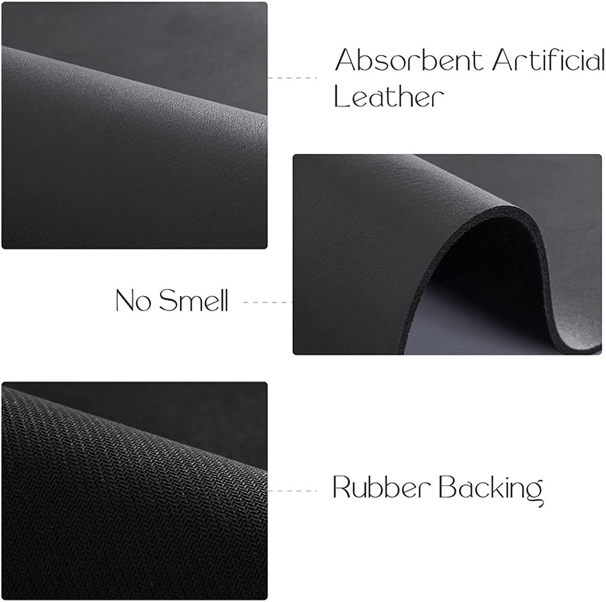 Coffee Mat Hide Stain Rubber Backed Absorbent Coffee Maker Mat for Countertops Coffee Bar Mat Decor Bar Spill Mat Rubber Dish Drying Mat Coffee Bar Accessories for Kitchen Counter(50X60Cm) image number 4