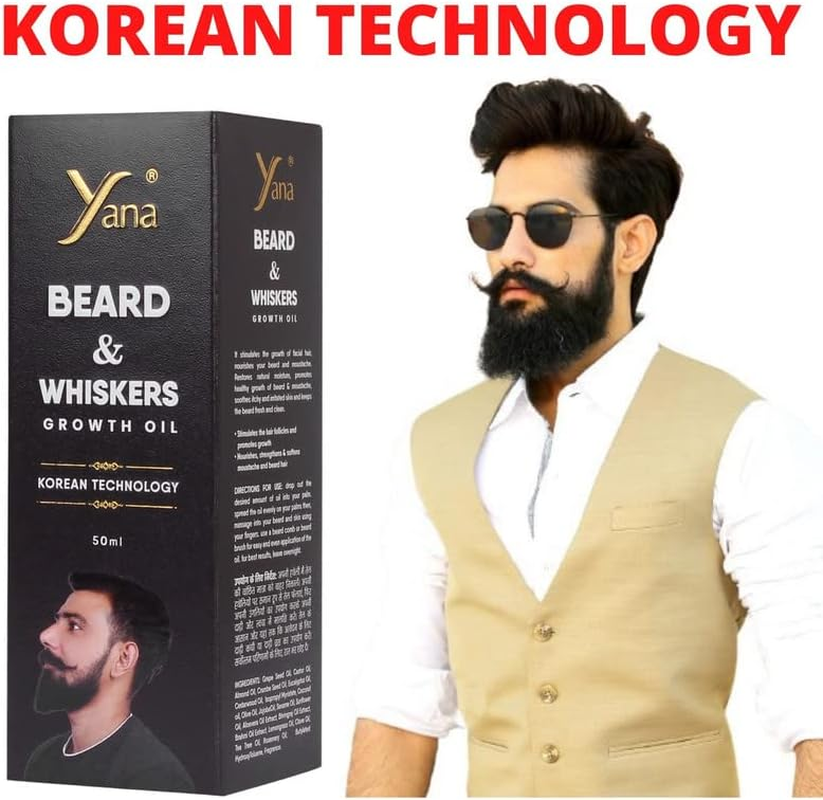 Beard Oil Yana Beard Oil Yana Beard Oil for Men Mens Yana Beard Oil Yana Beard Oil Yana Beard Oil for Black Men Best Yana Beard Oil Yana Beard Oil for Men Yana Beard Oil for Growing Beard Faster by Korean Technology image number 3