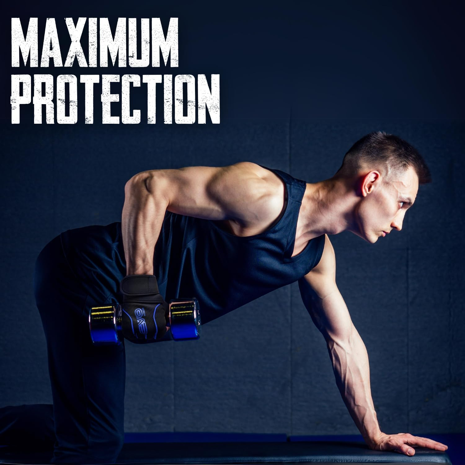 Evo Fitness Gym Gloves for Men & Women - Breathable Weight Lifting Gloves, Workout Gloves, Crossfit, Cycling, Training, Enhanced Grip & Palm Protection, Perfect for Weightlifting image number 5
