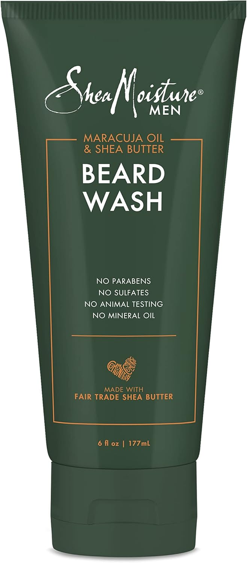 Shea Moisture Maracuja Oil & Shea Butter Beard Wash, 6 Fluid Ounce image number 2