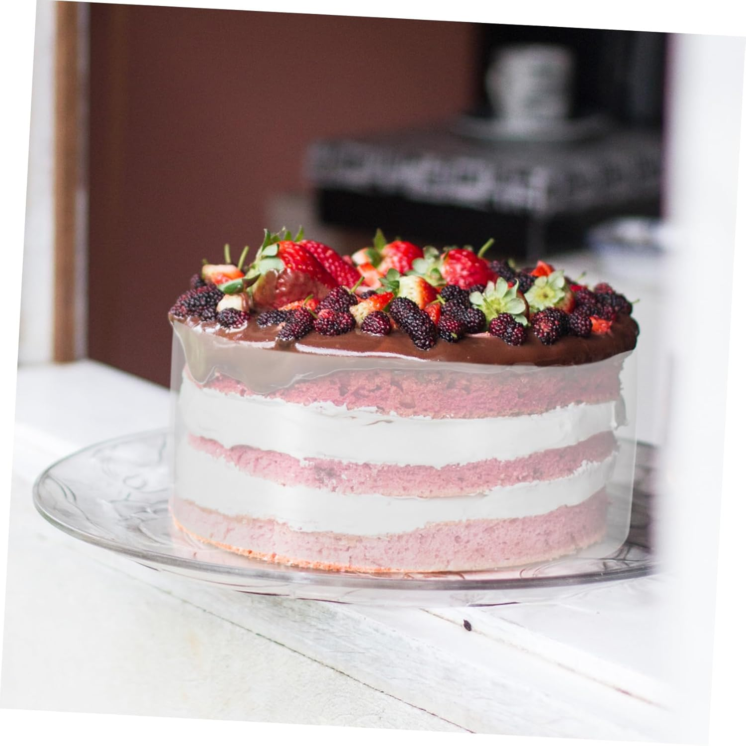 100Sheets Cake Collar for Birthday Cake Decorations DIY Baking Supplies image number 3